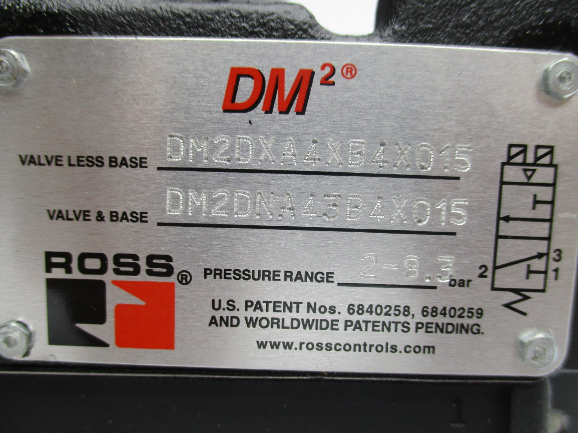 ROSS DM2DNA43B4X015 60VDC 2-8.3BAR NSNP