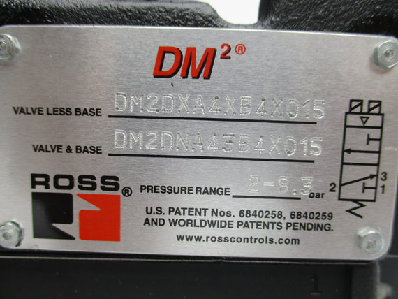 ROSS DM2DNA43B4X015 60VDC 2-8.3BAR NSNP