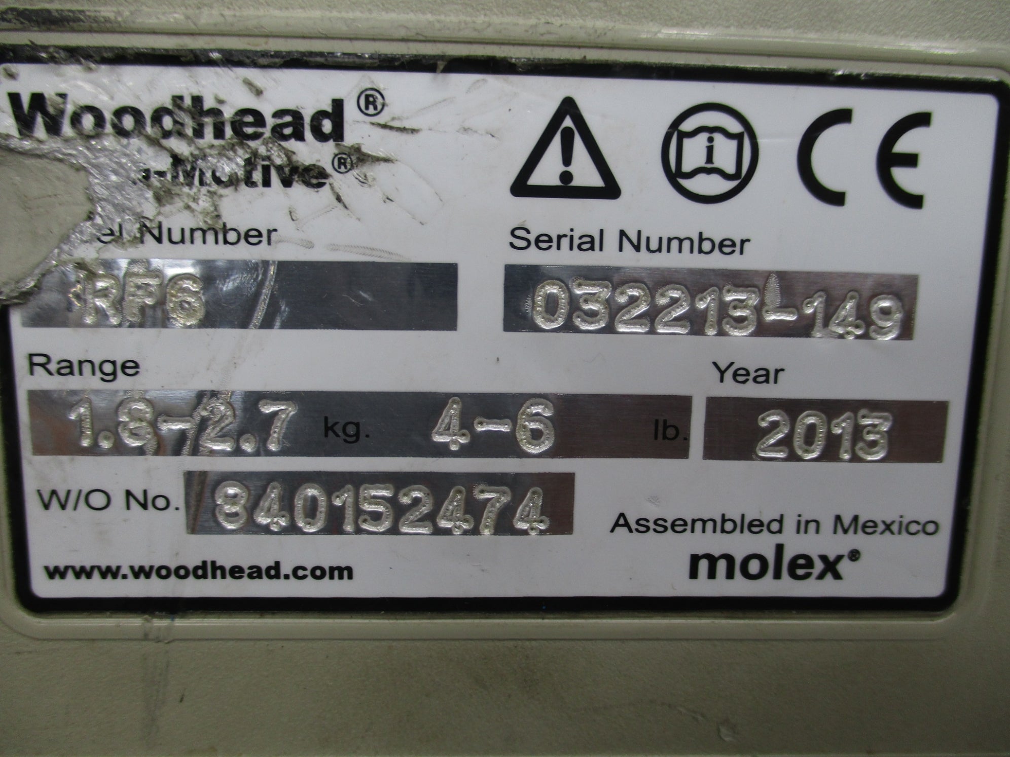 DANIEL WOODHEAD RF6 UNMP