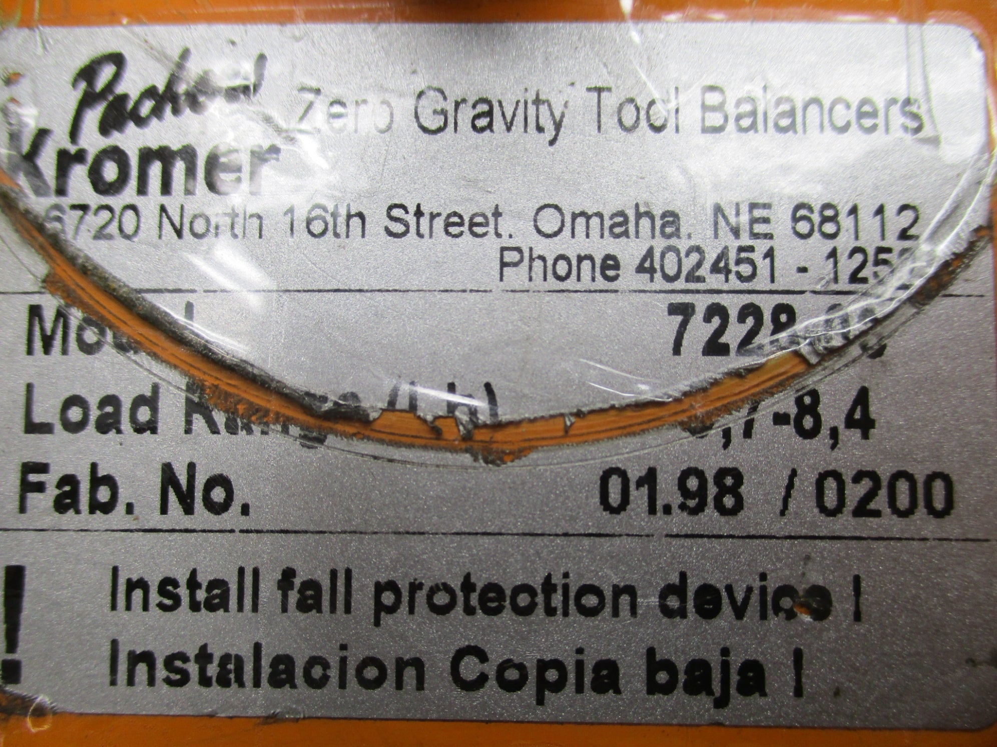PACKERS KROMER 7228-03 (AS PICTURED) UNMP