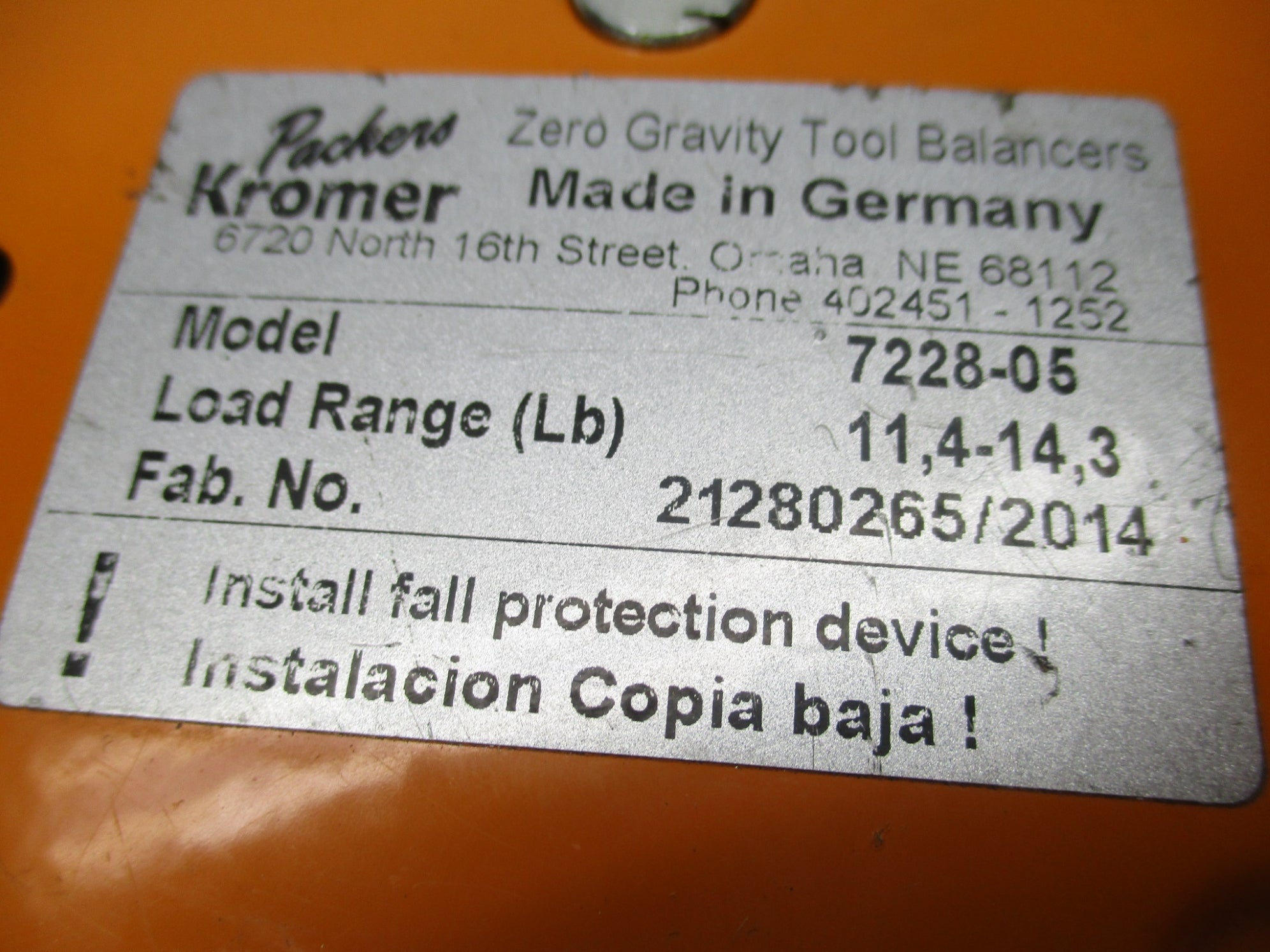 PACKERS KROMER 7228-05 NSNP