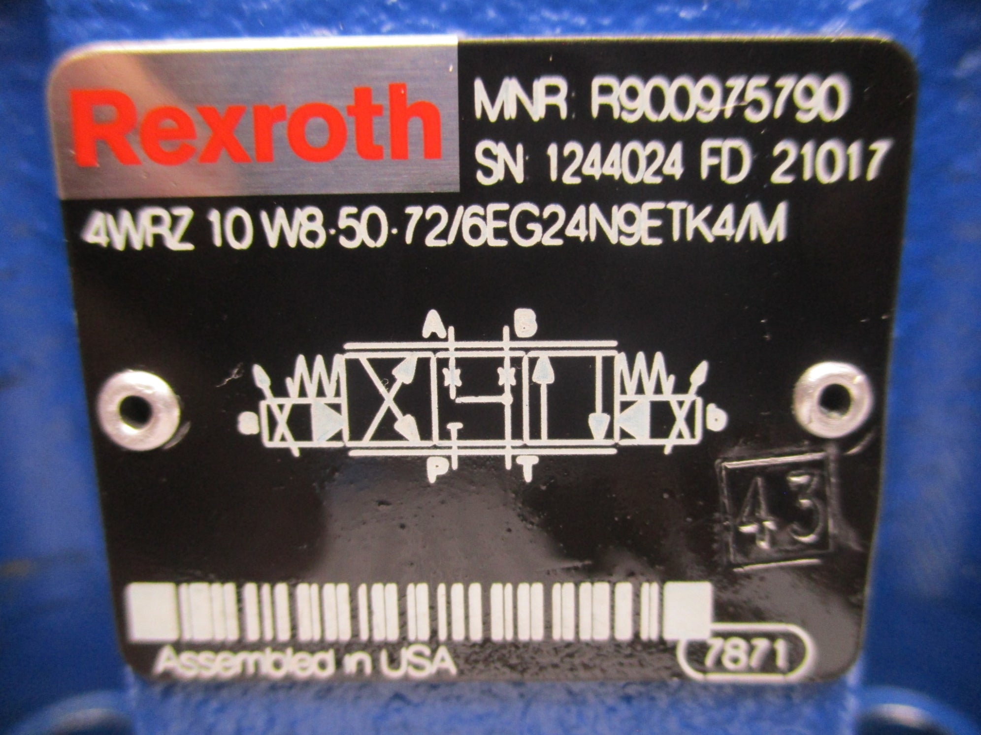 REXROTH R900975790 4WRZ10W85072/6EG24N9ETK4/M NSNP