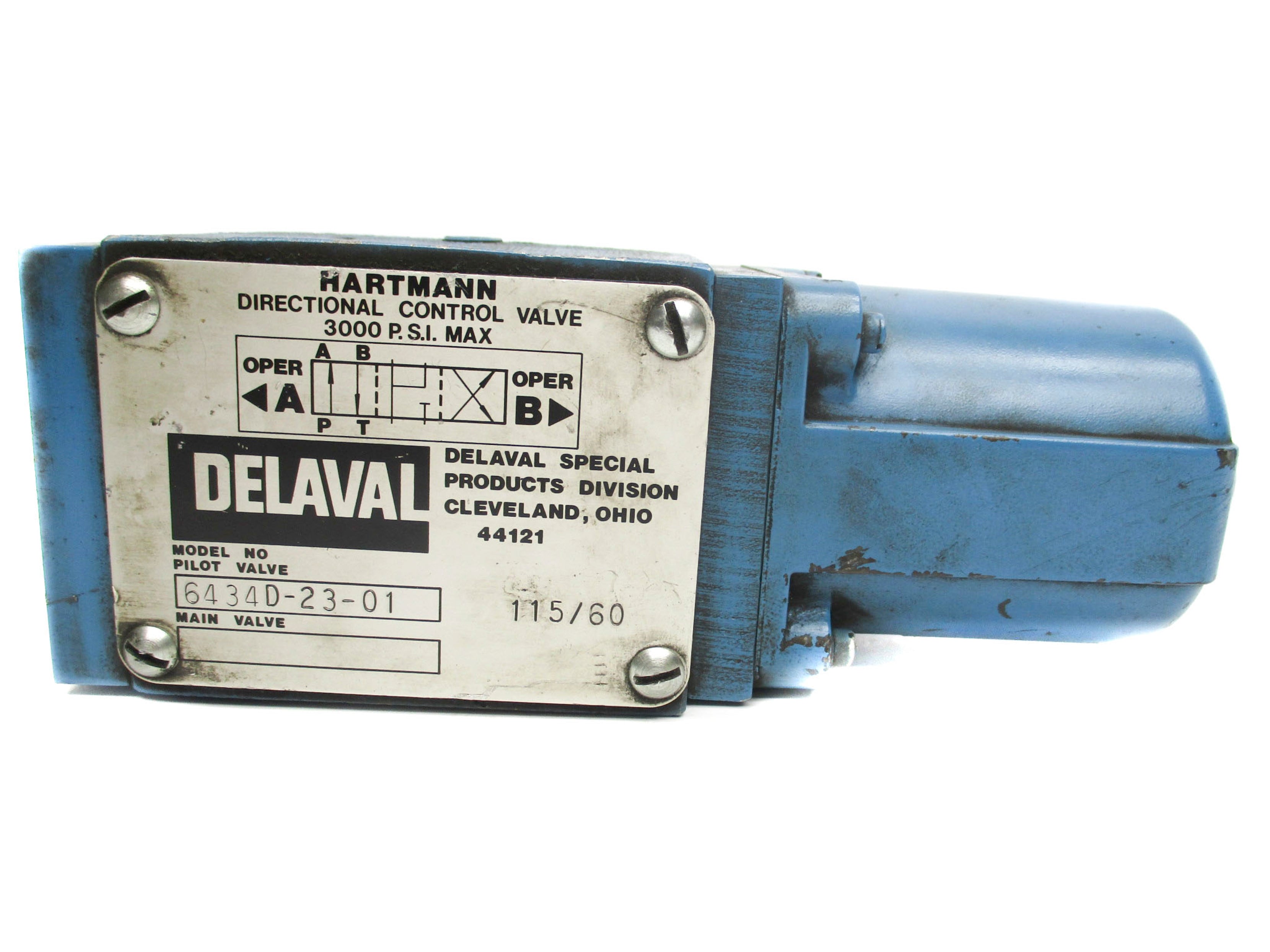 DELAVAL 6434D-23-01 115V/60HZ UNMP