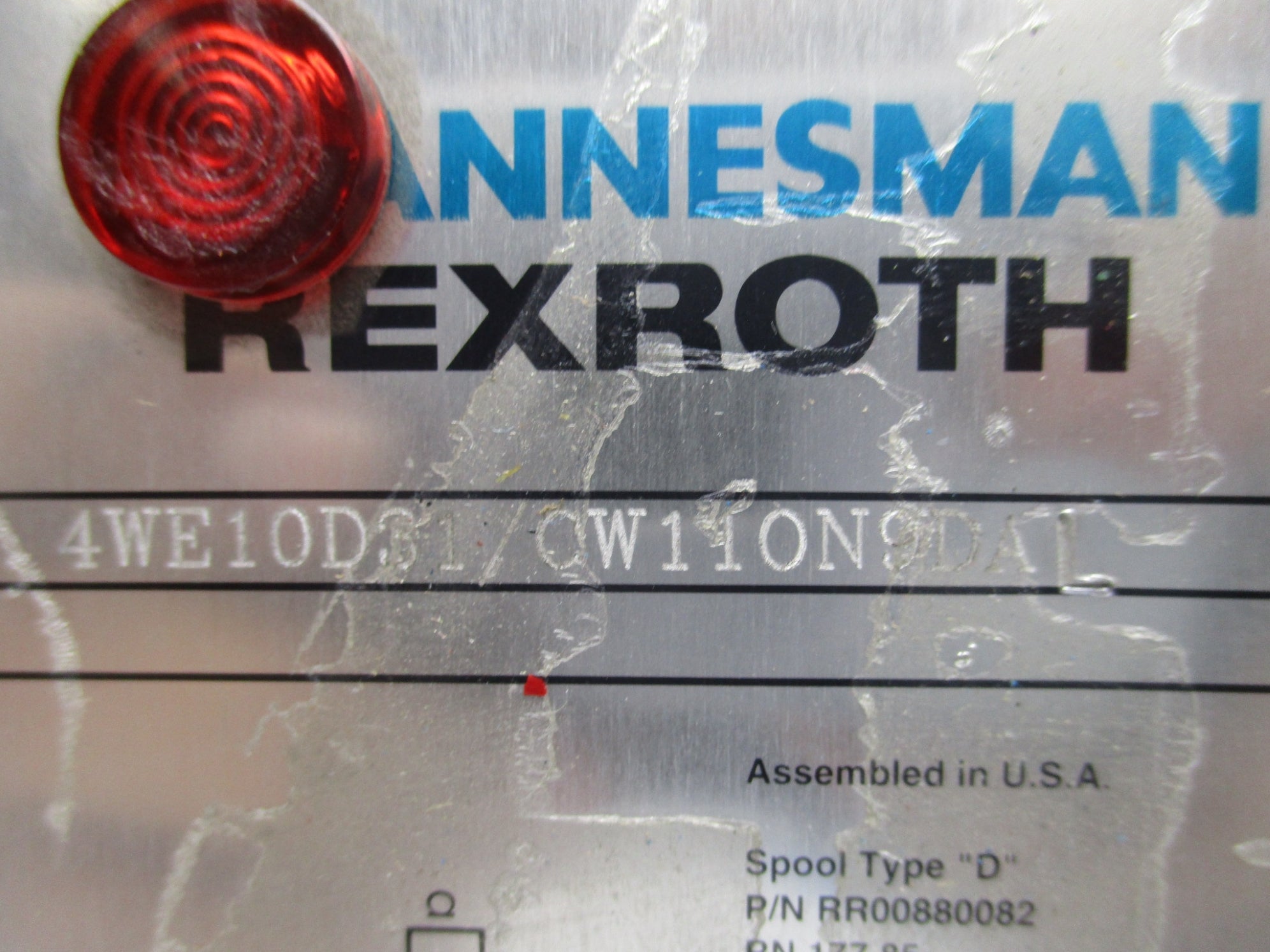 REXROTH RR00880082 4WE10D31/CW110N9DAL 110V-120V/60HZ UNMP