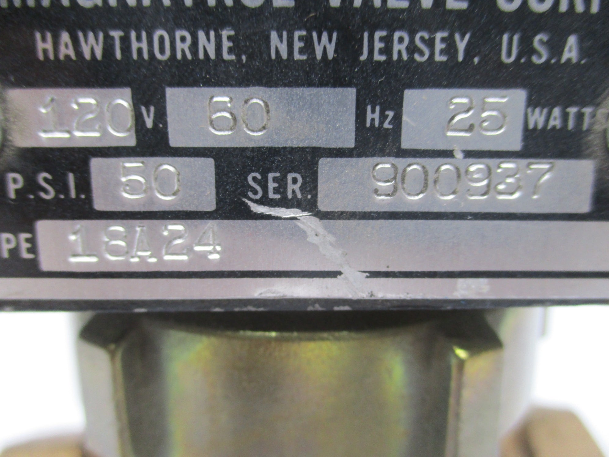 MAGNATROL VALVE 18A24 120V/60HZ 50PSI NSNP
