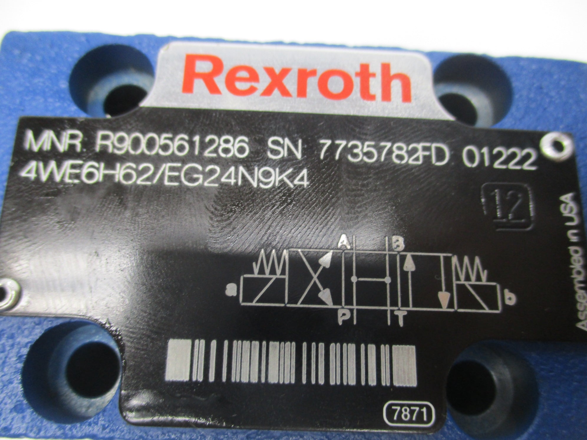 REXROTH R900561286 4WE6H62/EG24N9K4 24VDC UNMP