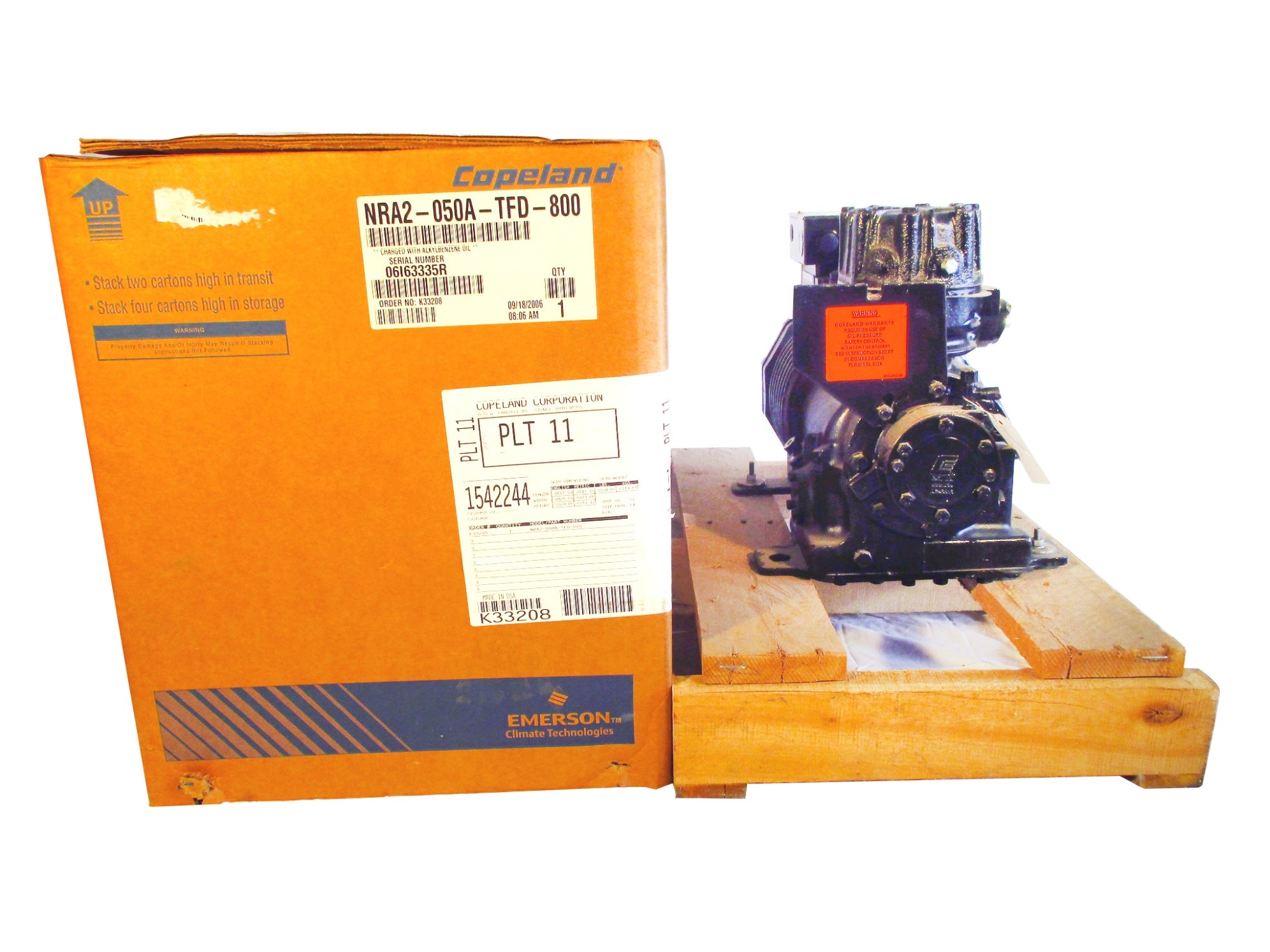 COPELAND NRA2-050A-TFD-800 NSMP
