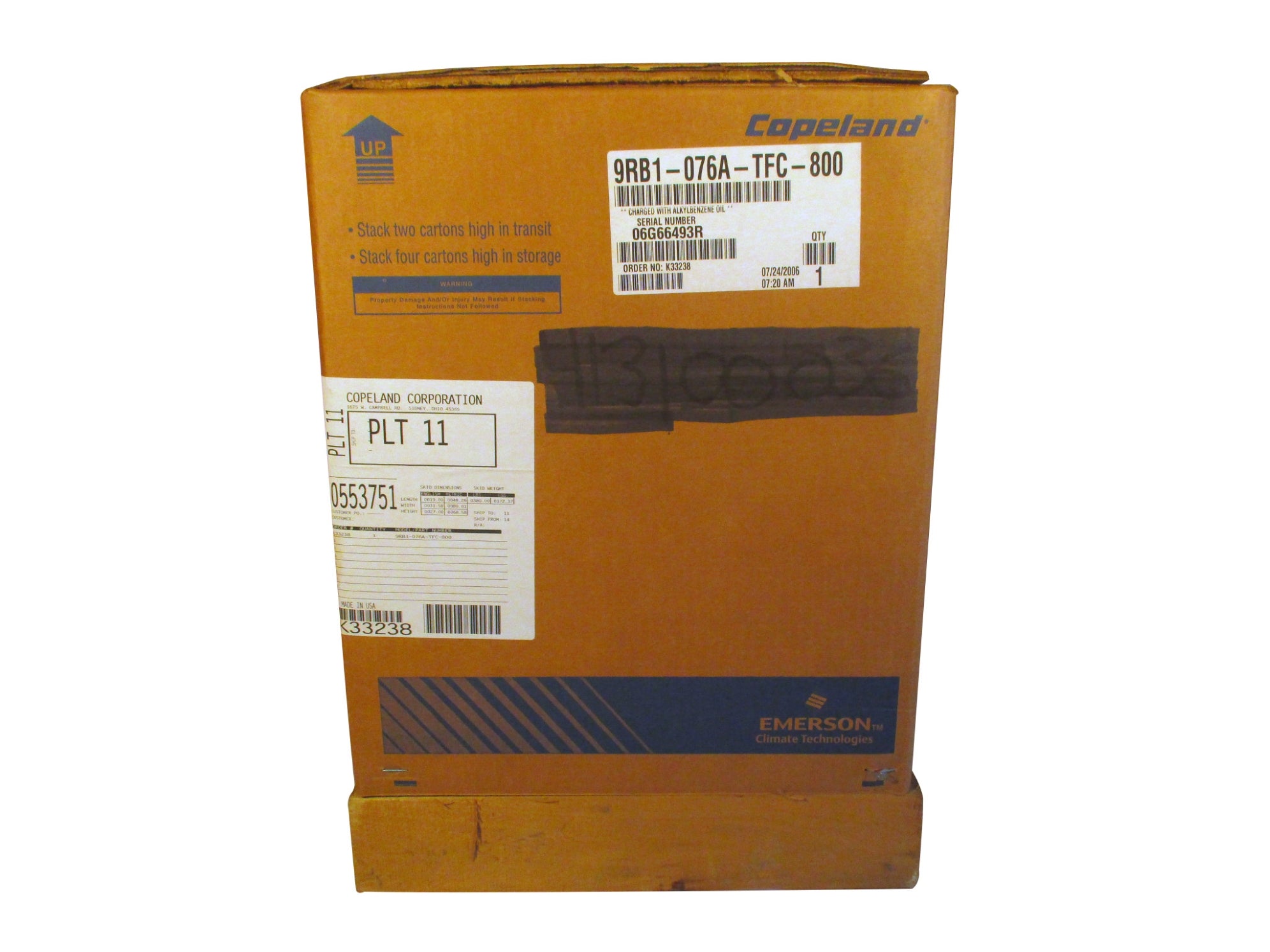 COPELAND 9RB1-076A-TFC-800 NSFS