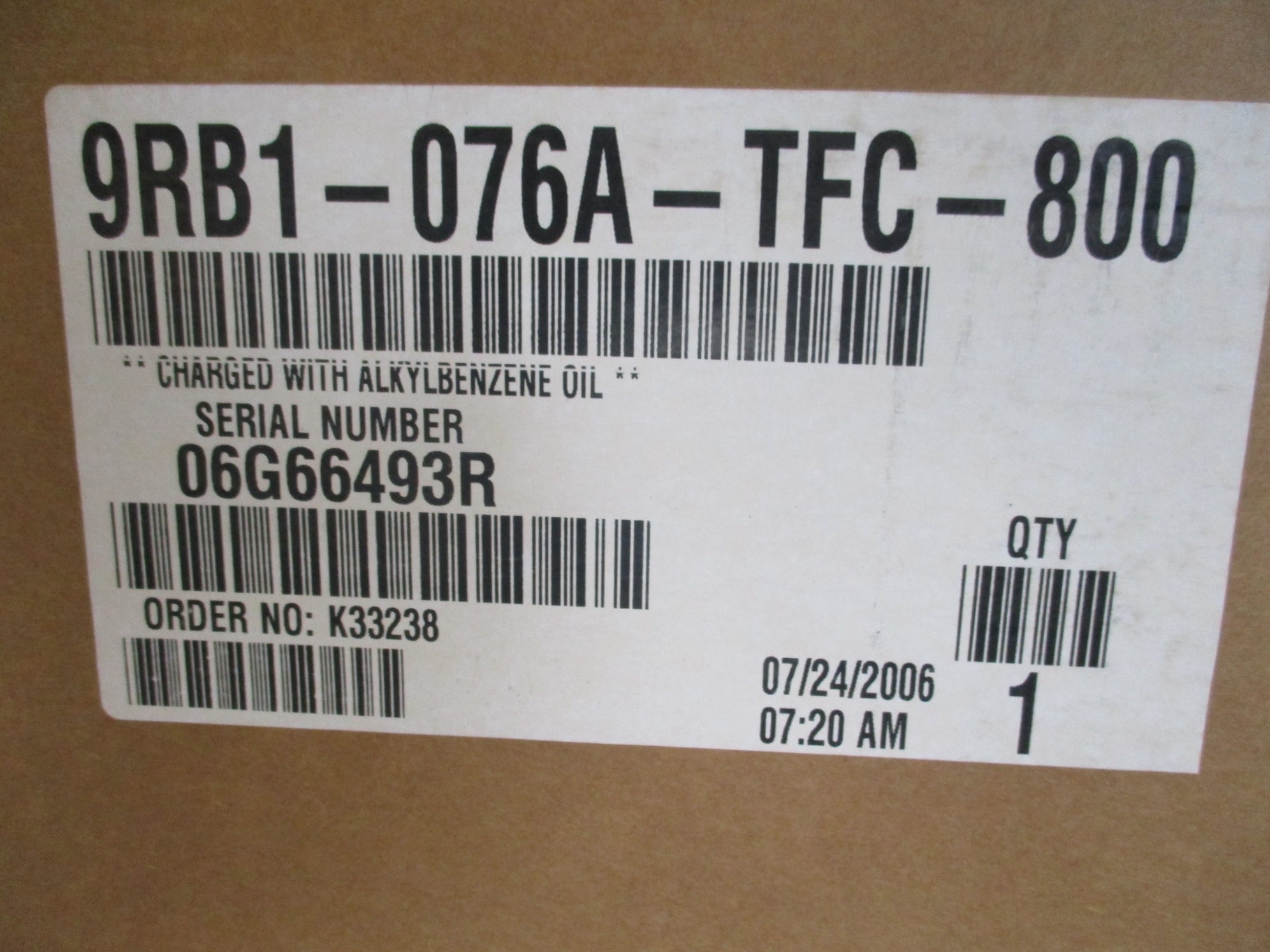 COPELAND 9RB1-076A-TFC-800 NSFS