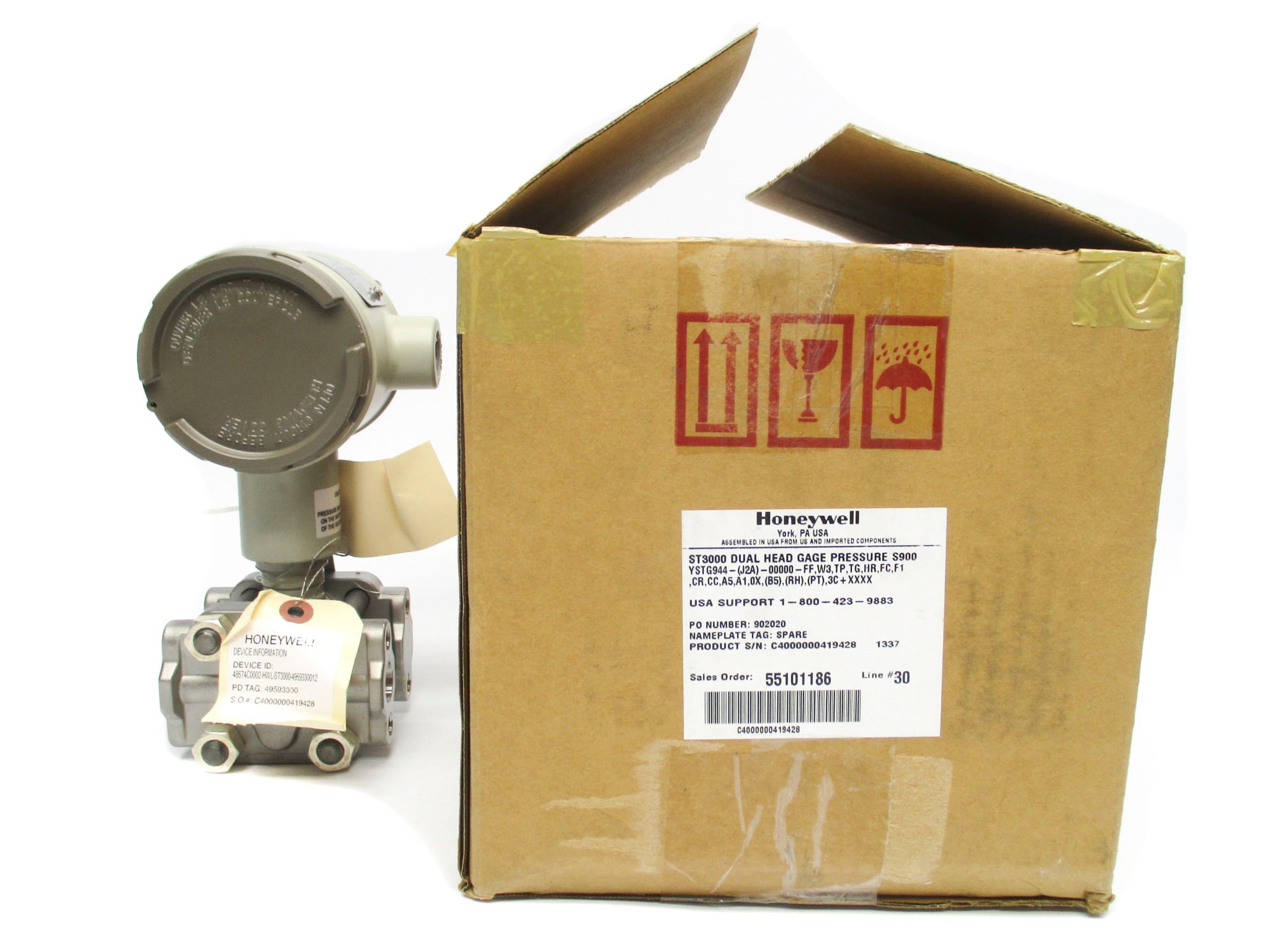 HONEYWELL YSTG944-(J2A)-00000-FF,W3,TP,TG,HR,FC,F1 NSMP