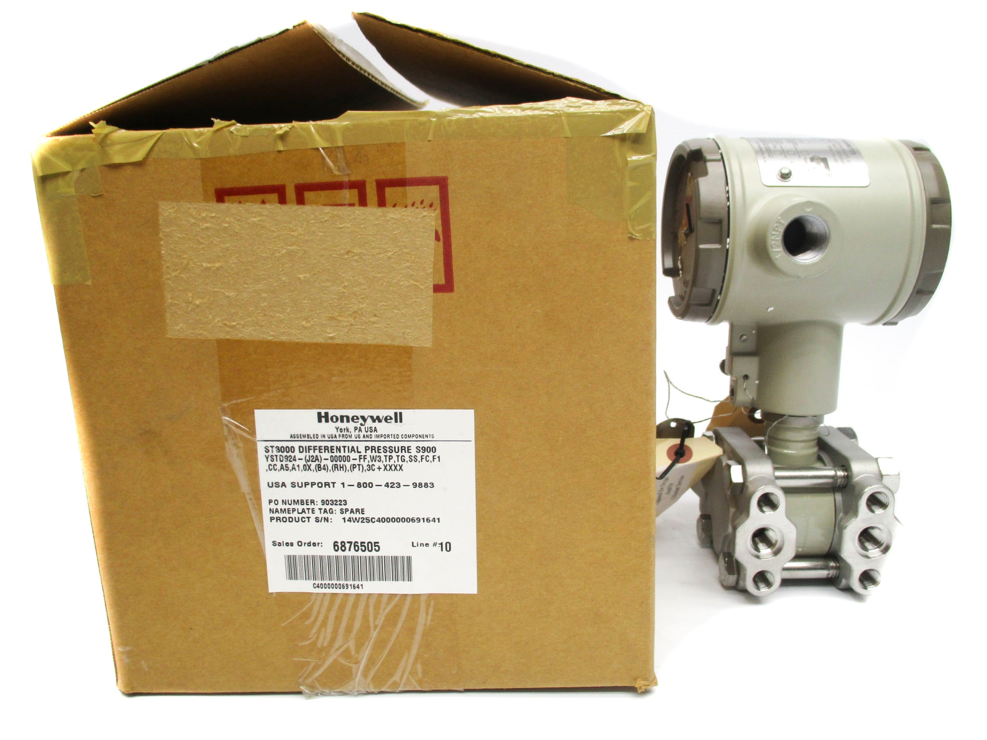 HONEYWELL YSTD924-(J2A)-00000-FF,W3,TP,TG,SS NSMP