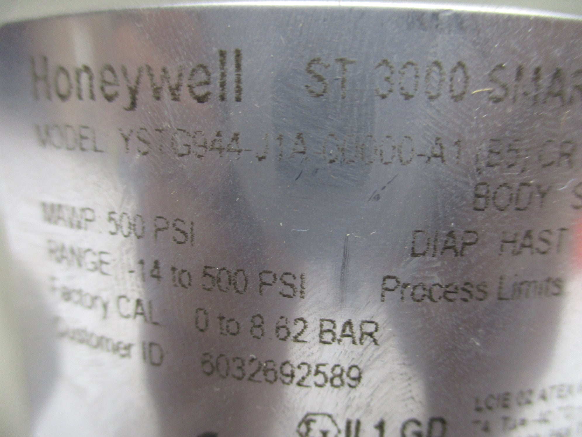 HONEYWELL YSTG944-J1A-00000-A1,(B5),CR,FC,FF,HR,(RH),TG,W2,3H-XXXX NSMP
