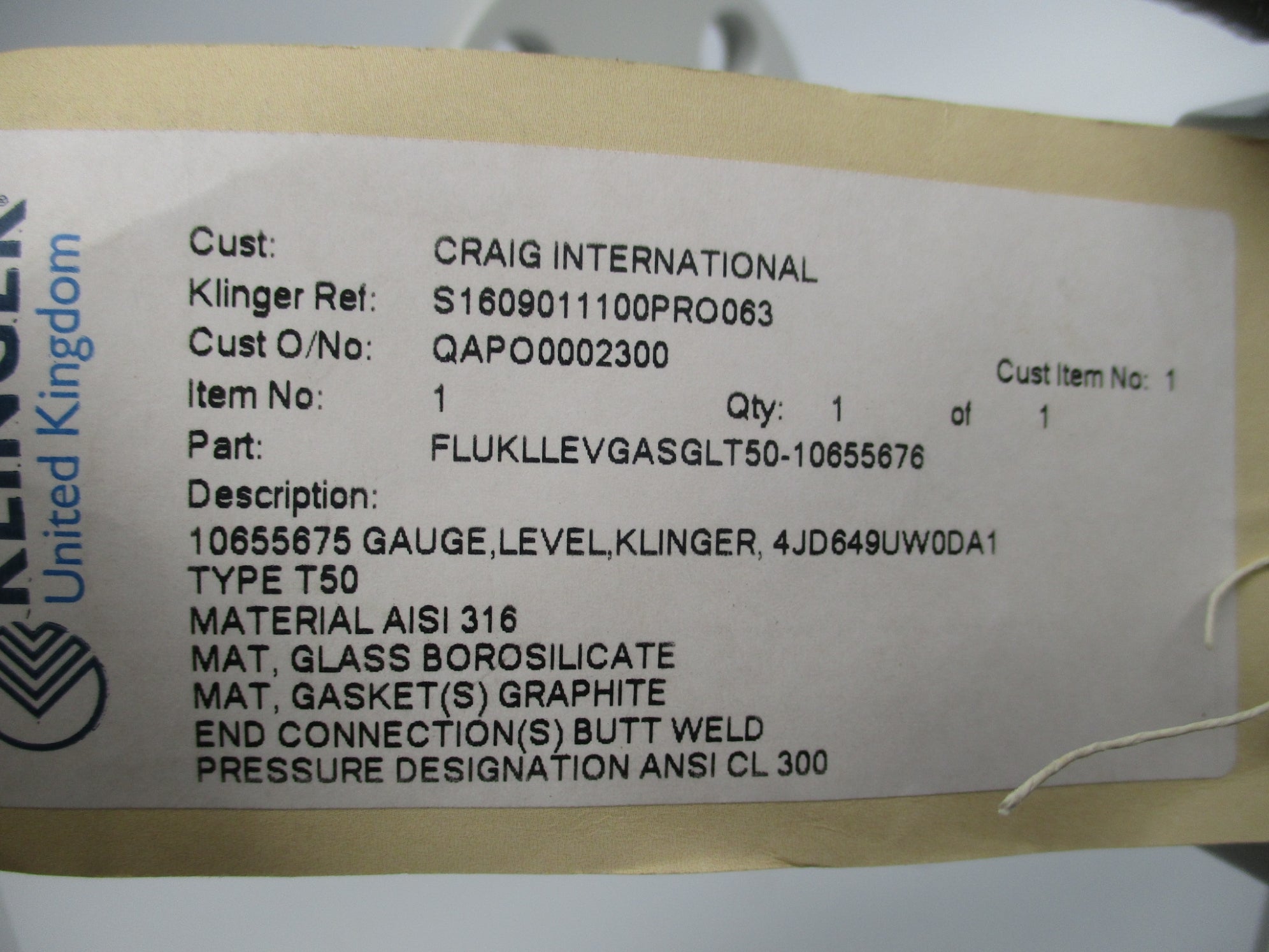 KLINGER T50 NSNP