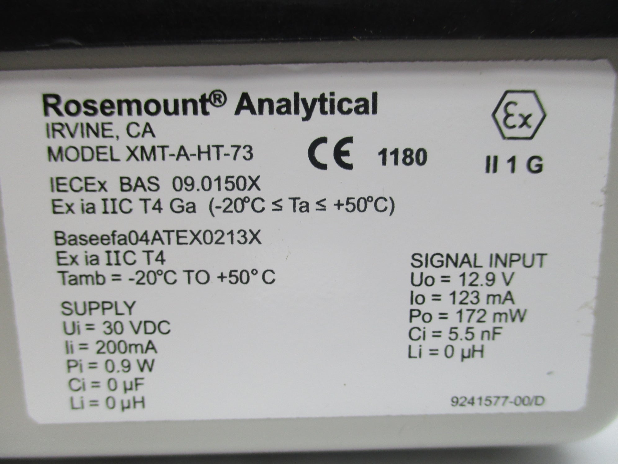 ROSEMOUNT XMT-A-HT-11-73 NSMP