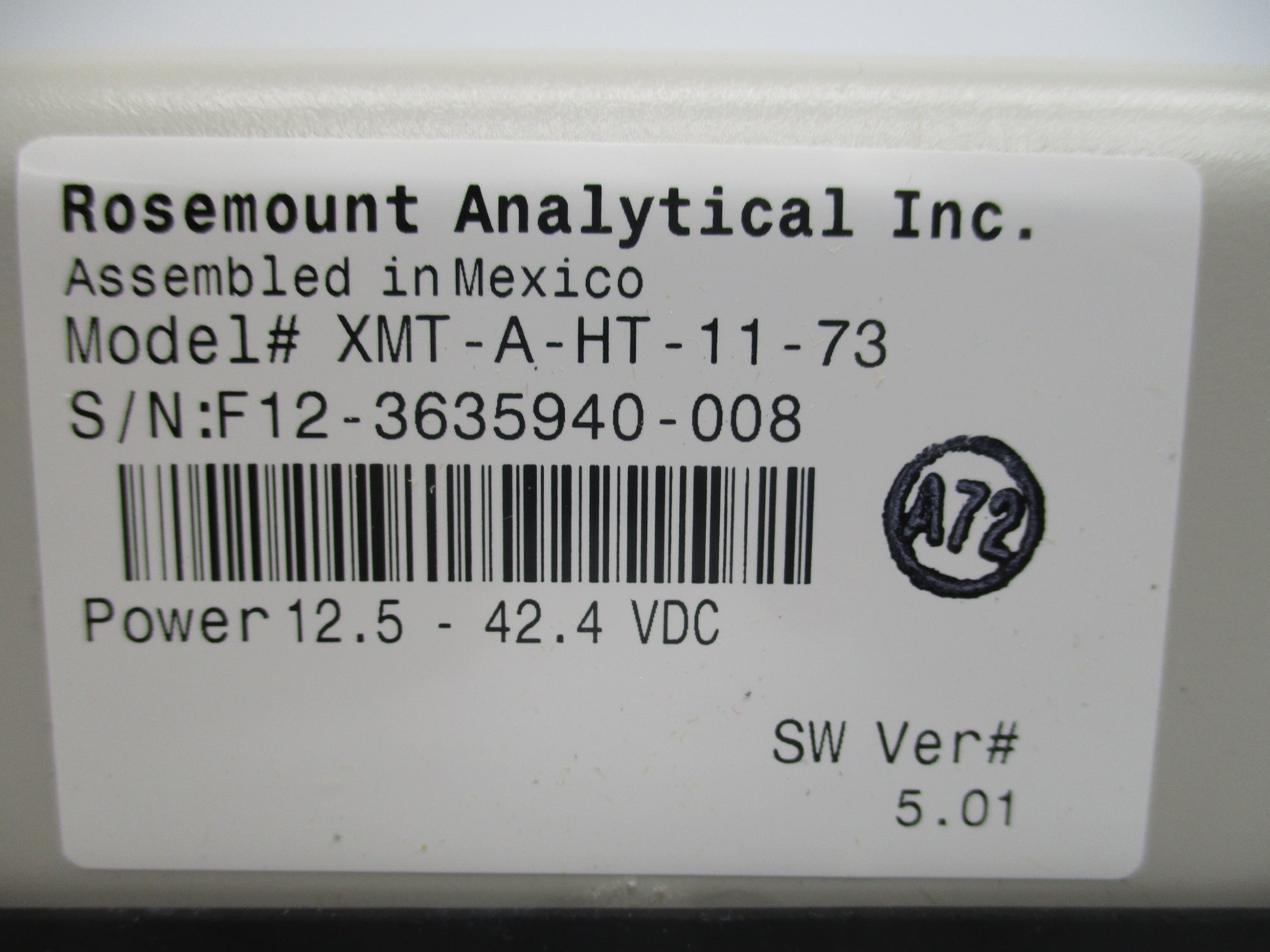 ROSEMOUNT XMT-A-HT-11-73 NSMP