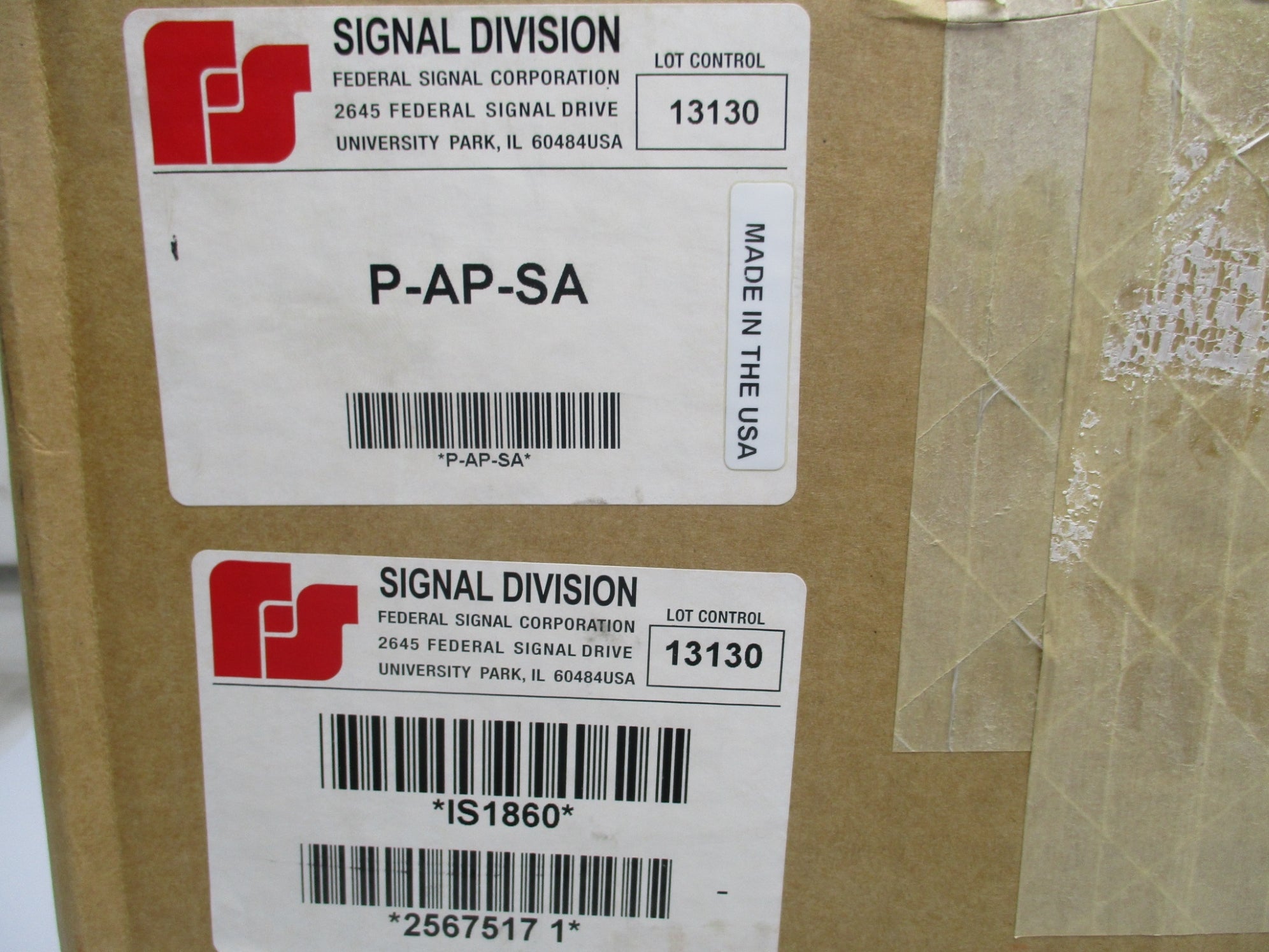 FEDERAL SIGNAL P-AP-SA NSMP