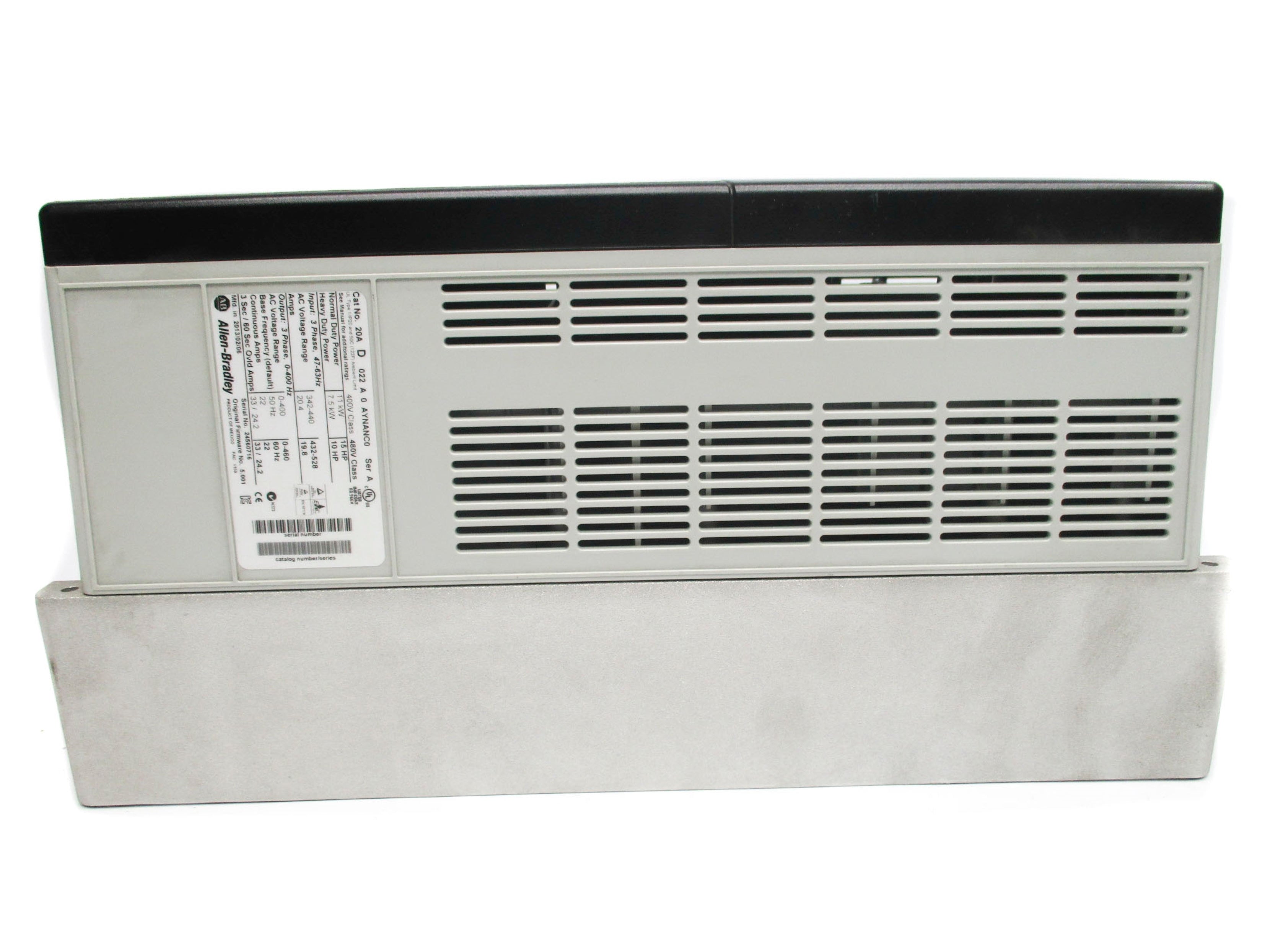 ALLEN BRADLEY 20AD022A0AYNANC0 SER. A F/W 5.001 (AS PICTURED) NSNP