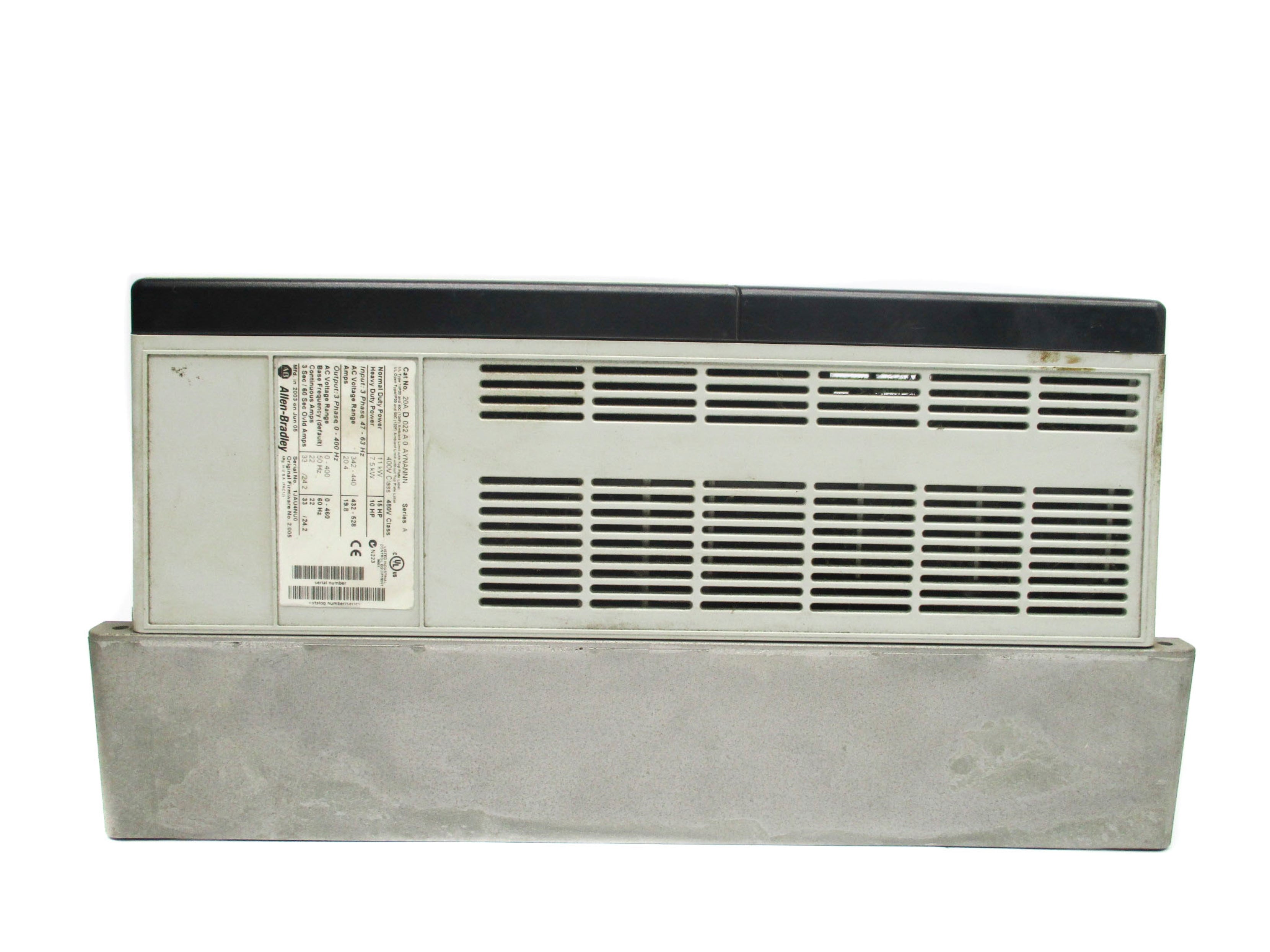 ALLEN  BRADLEY 20AD022A0AYNANNN SER. A F/W 2.005 UNMP