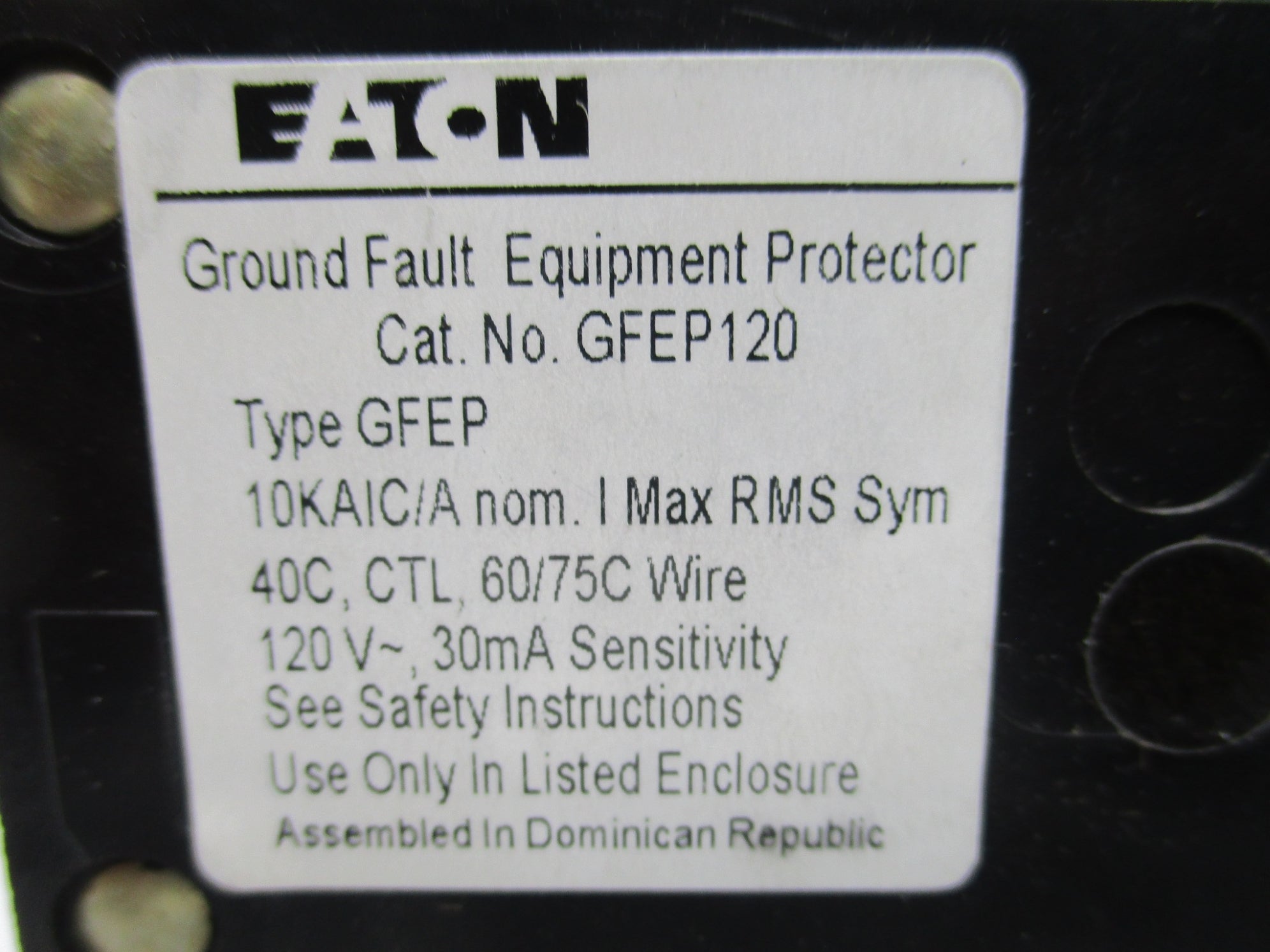 EATON GFEP120 20A 120V NSMP