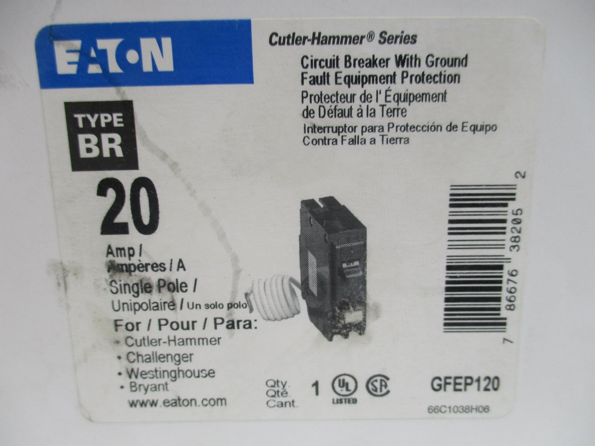 EATON GFEP120 20A 120V NSMP