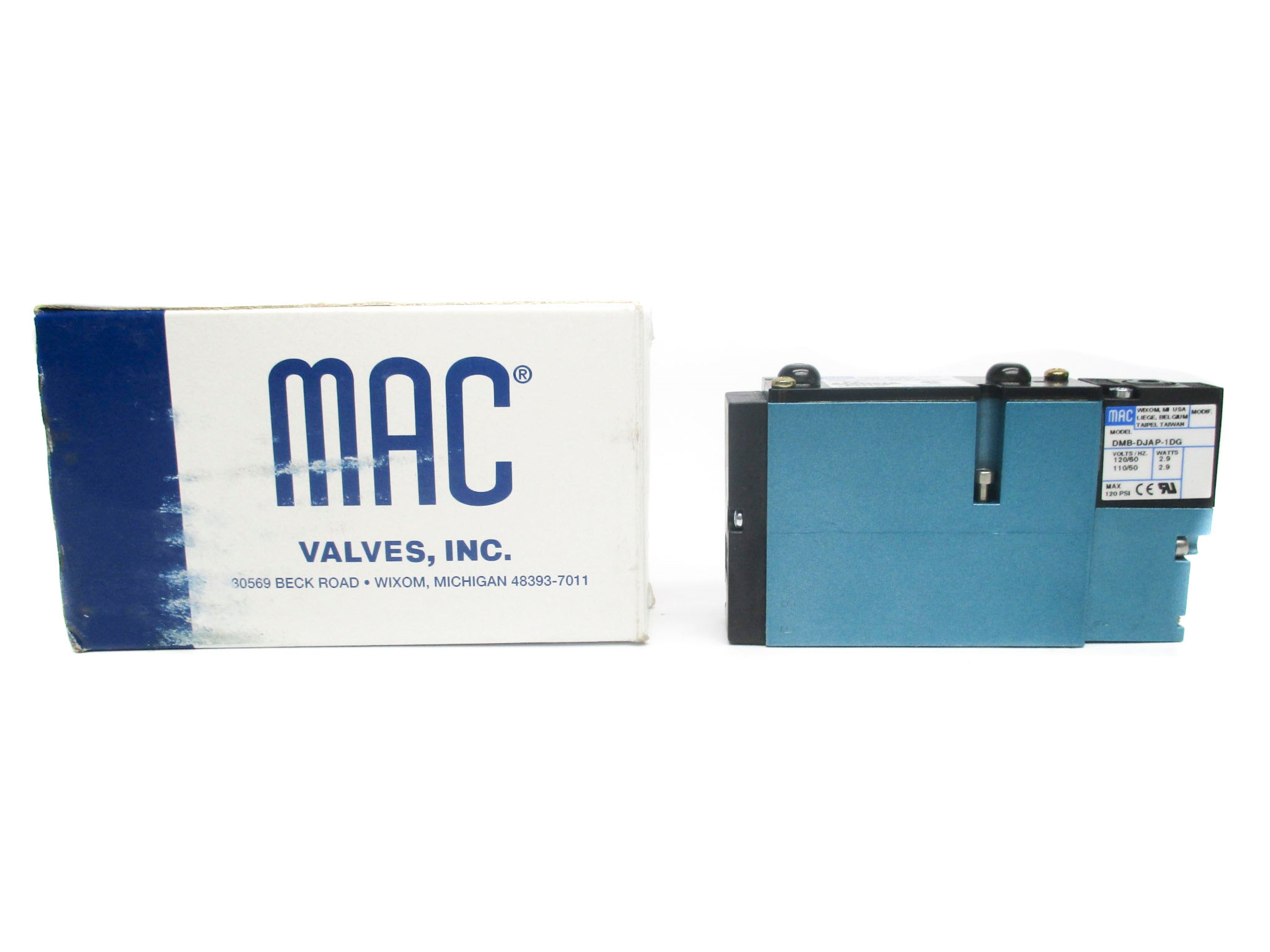 MAC 92B-AAB-000-DM-DJAP-1DG 110V/50HZ 120V/60HZ 20-120PSI NSMP