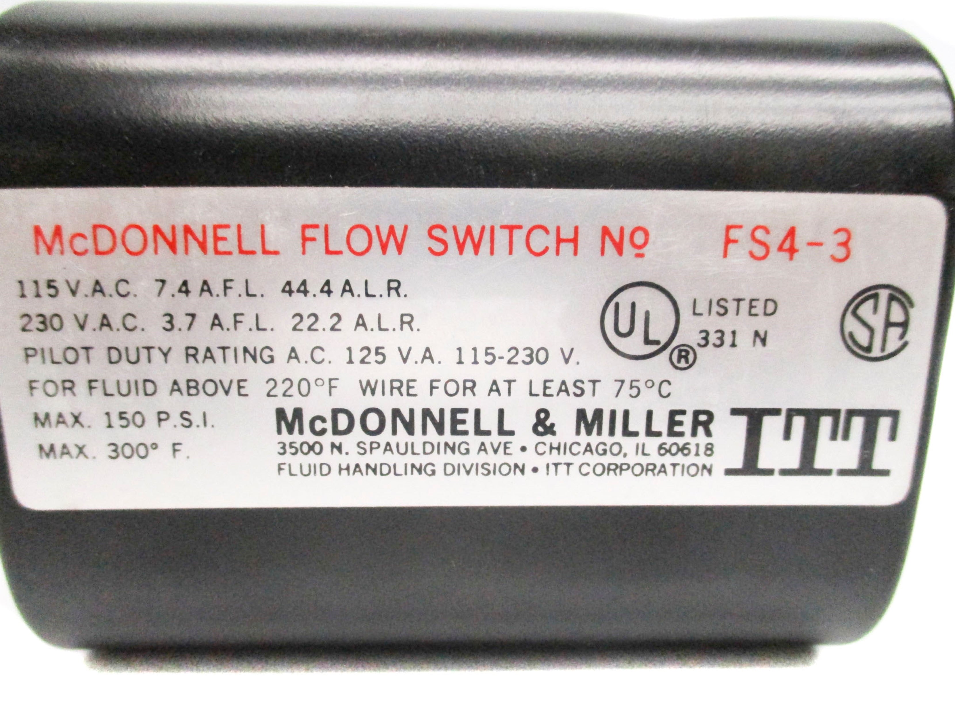 MCDONNEL&MILLER FS4-3 NSMP