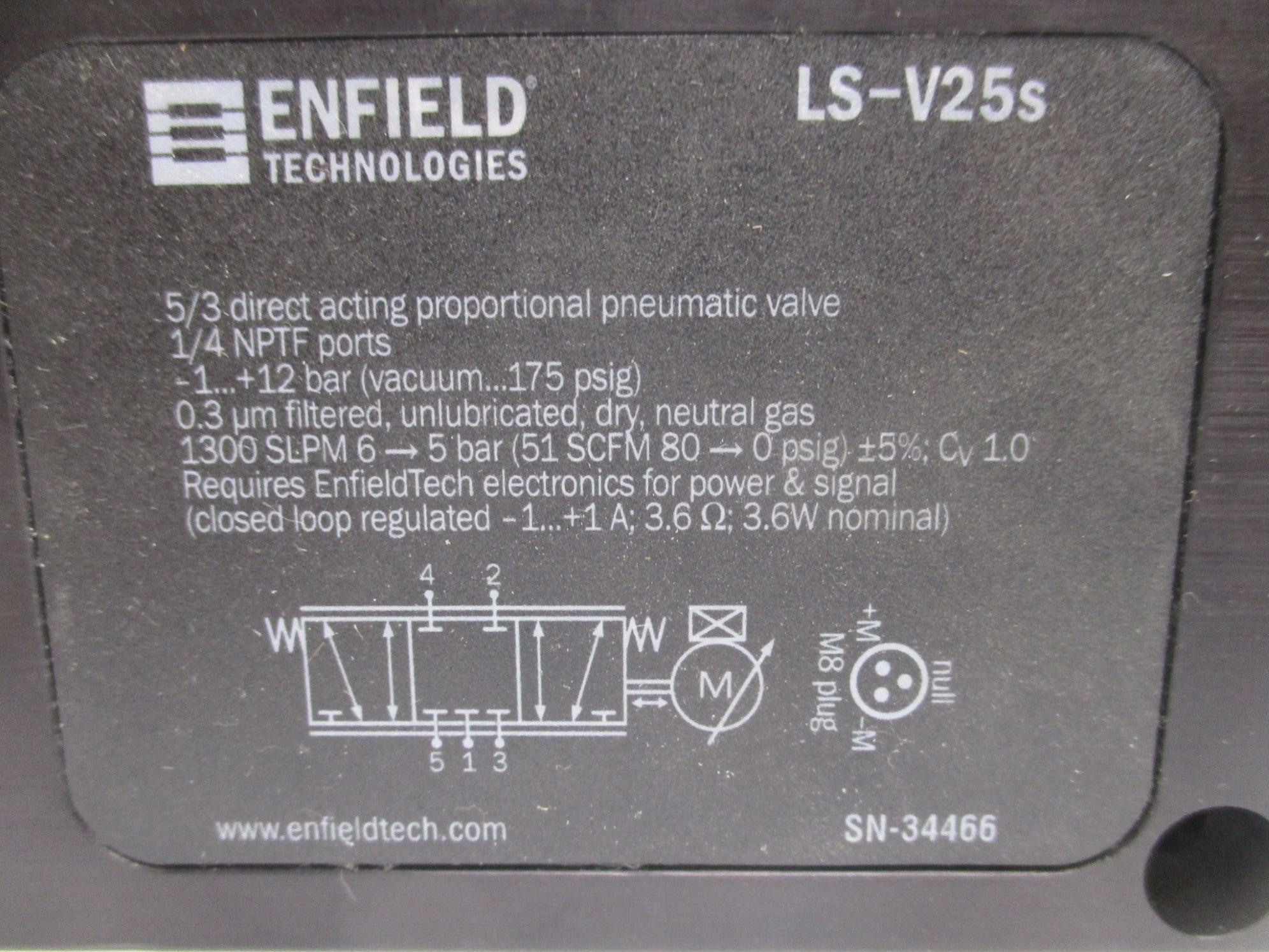 ENFIELD LS-V25S 175PSI NSMP