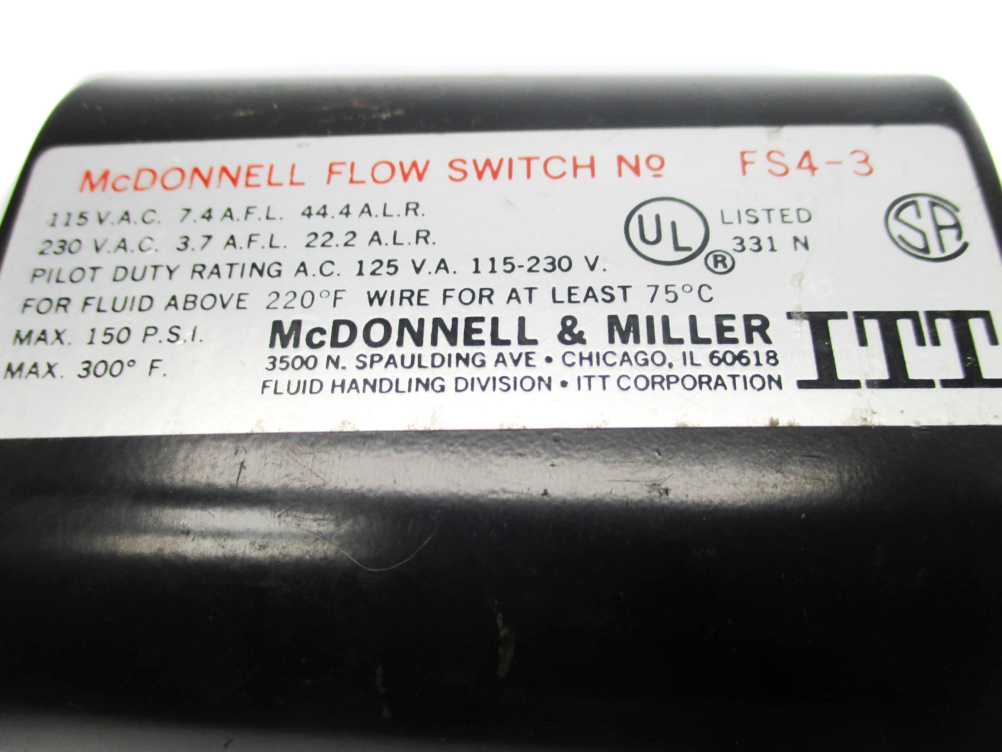 MCDONELL&MILLER FS4-3 NSNP