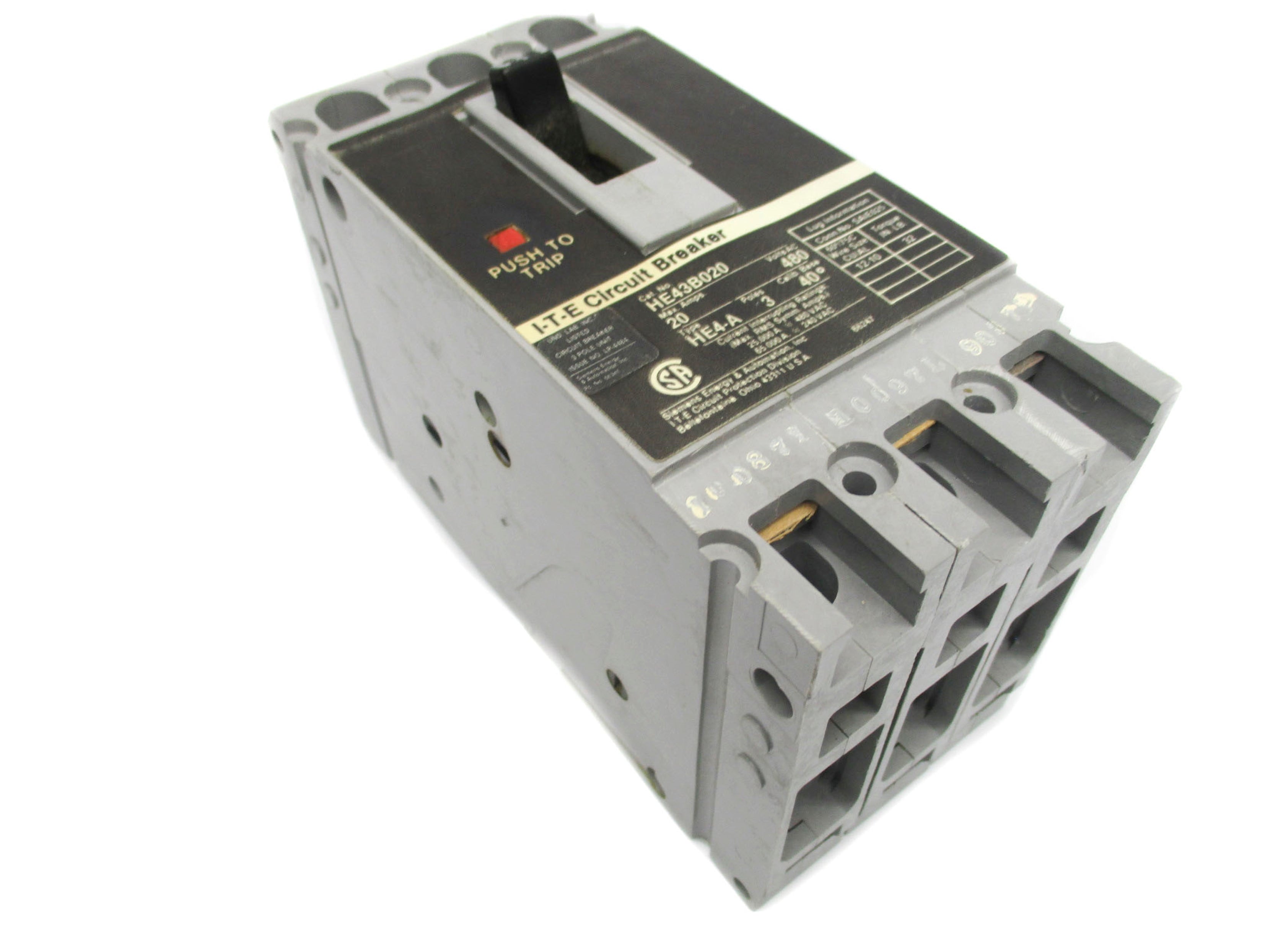 SIEMENS HE43B020 20A 480C NSMP