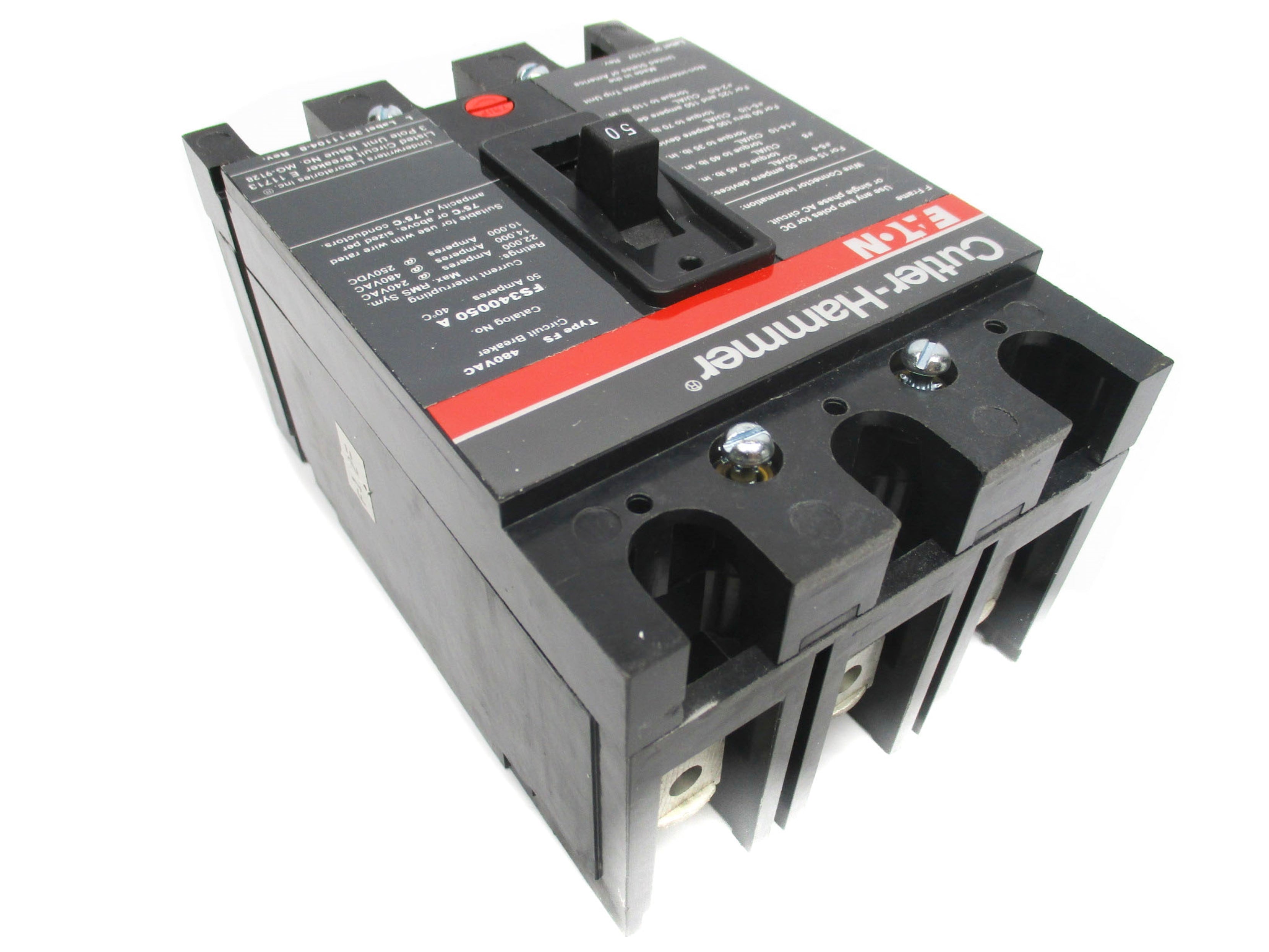 CUTLER HAMMER FS340050A 50A 480VAC NSMP