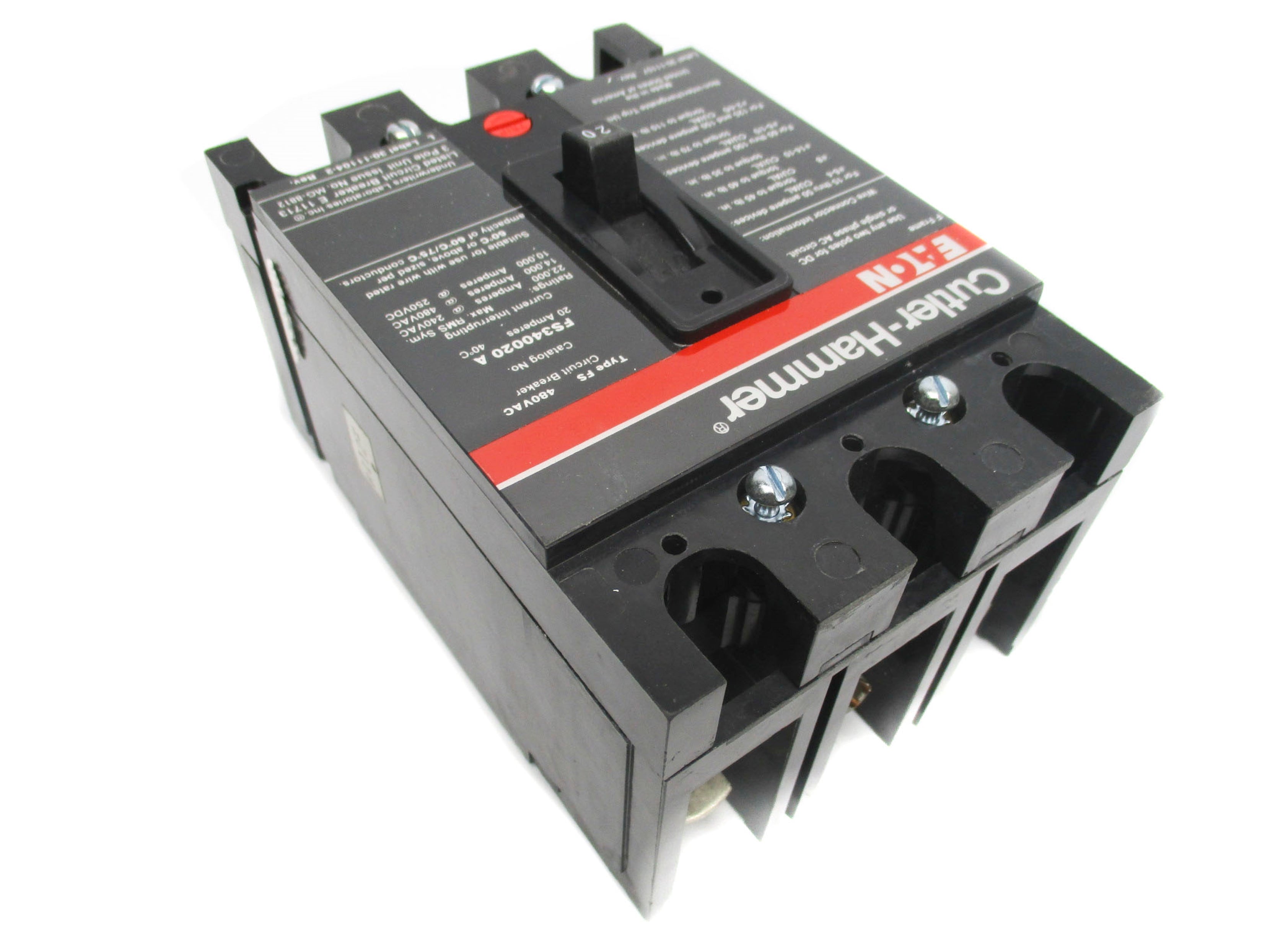 CUTLER HAMMER FS340020A 20A 480VAC UNMP