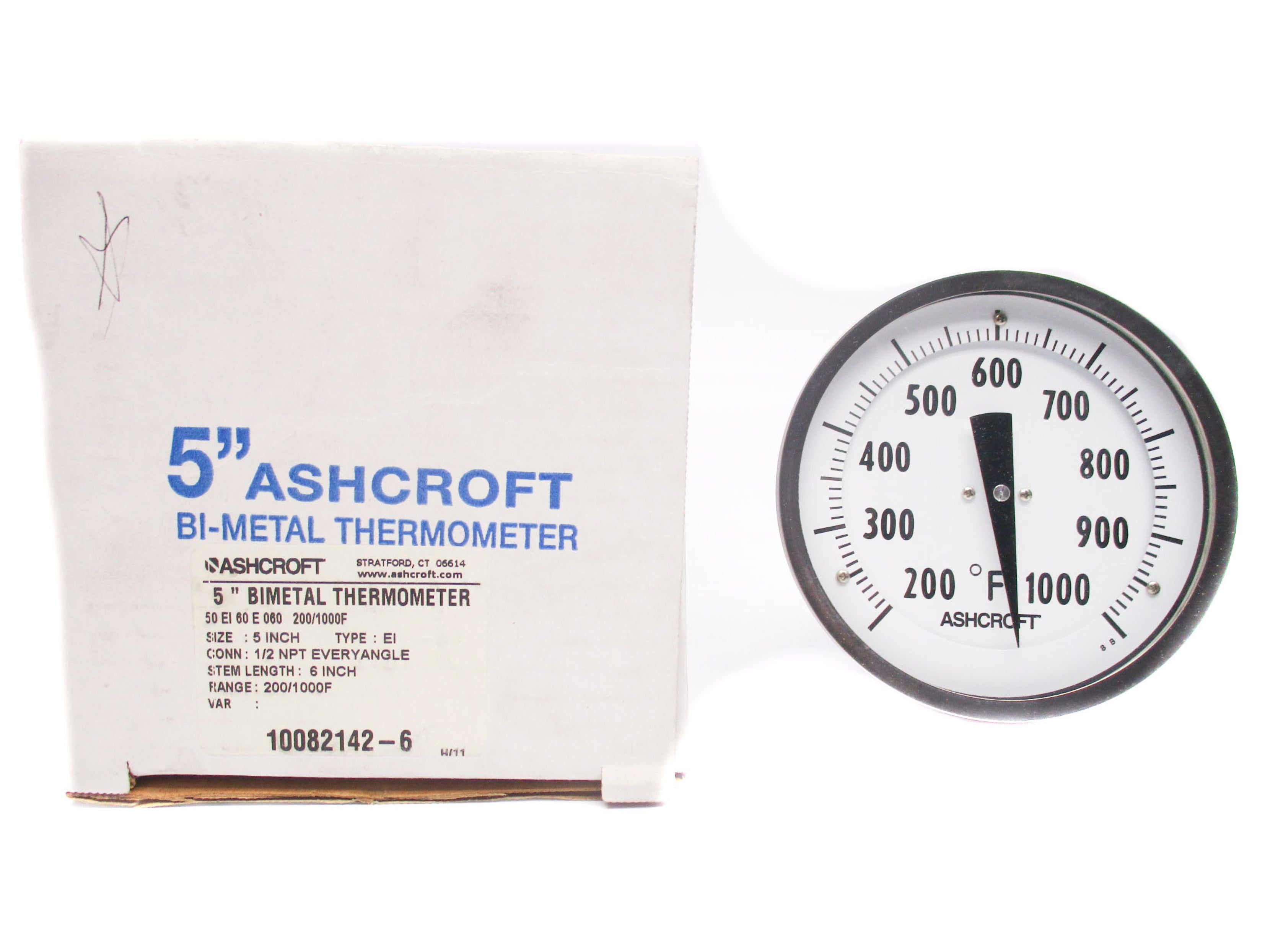ASHCROFT 50EI60E060 200/1000'F 5" NSMP