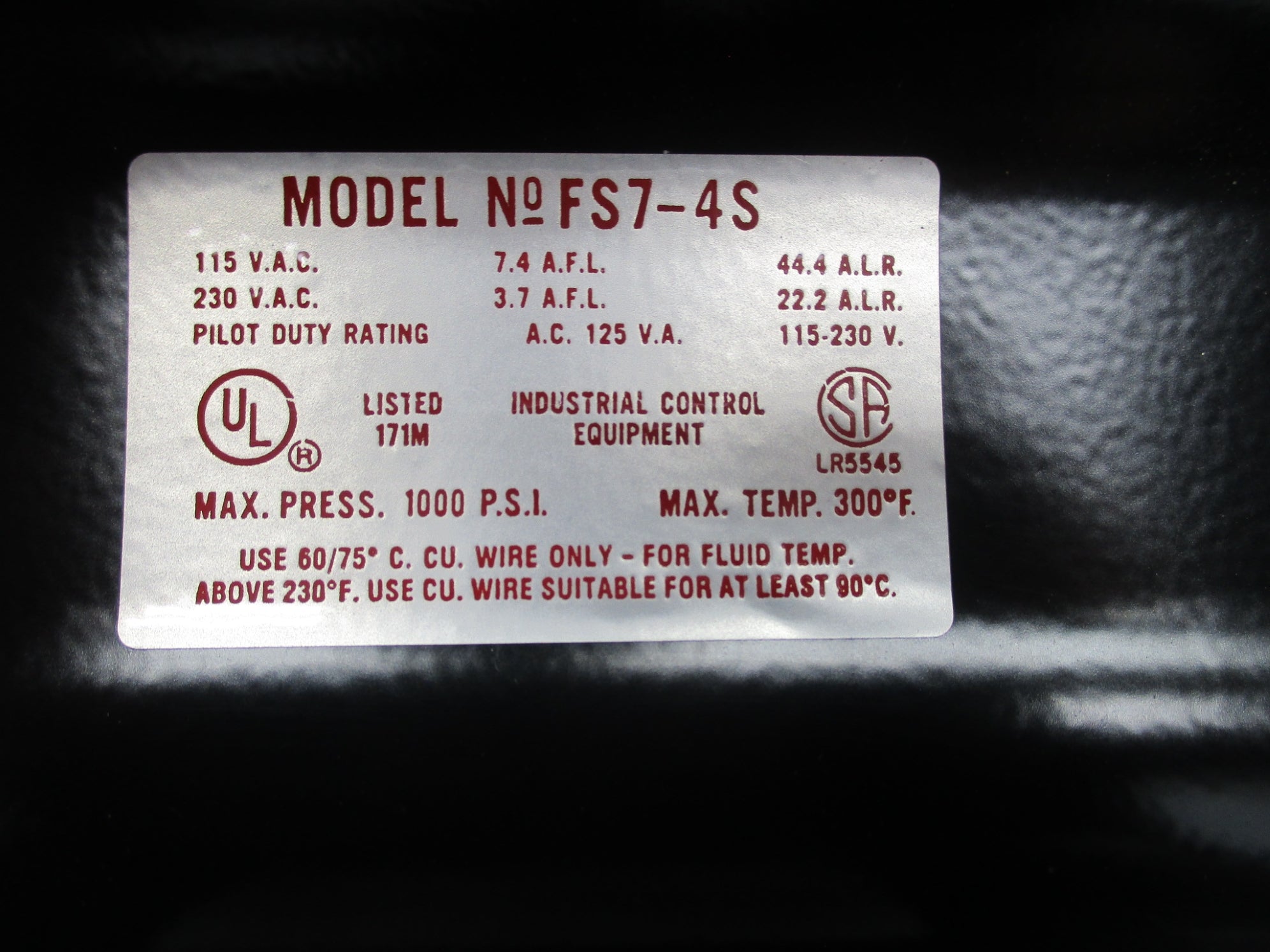 MCDONELL&MILLER FS7-4S NSNP