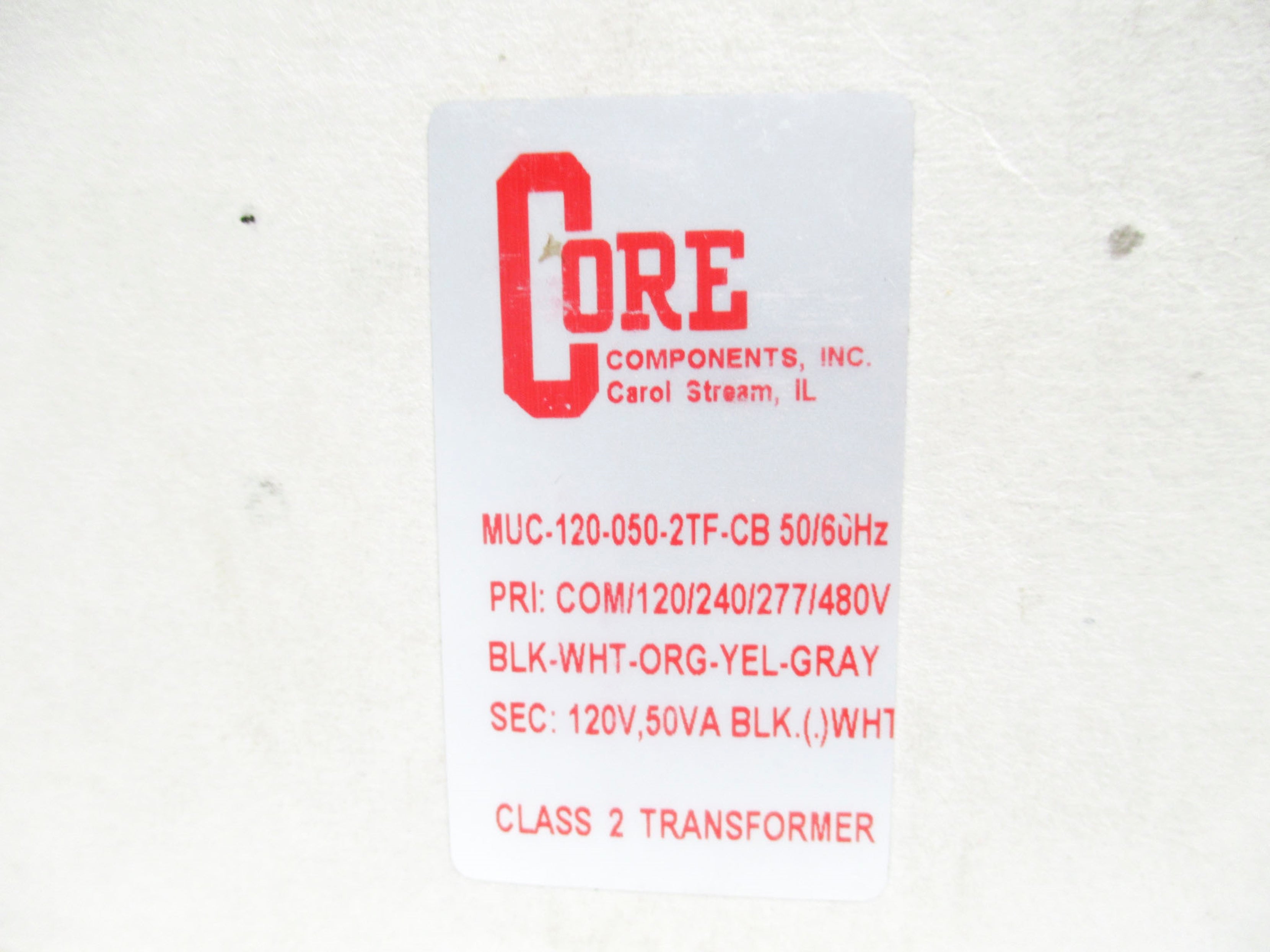 CORE MUC-120-050-2TF-CB NSMP