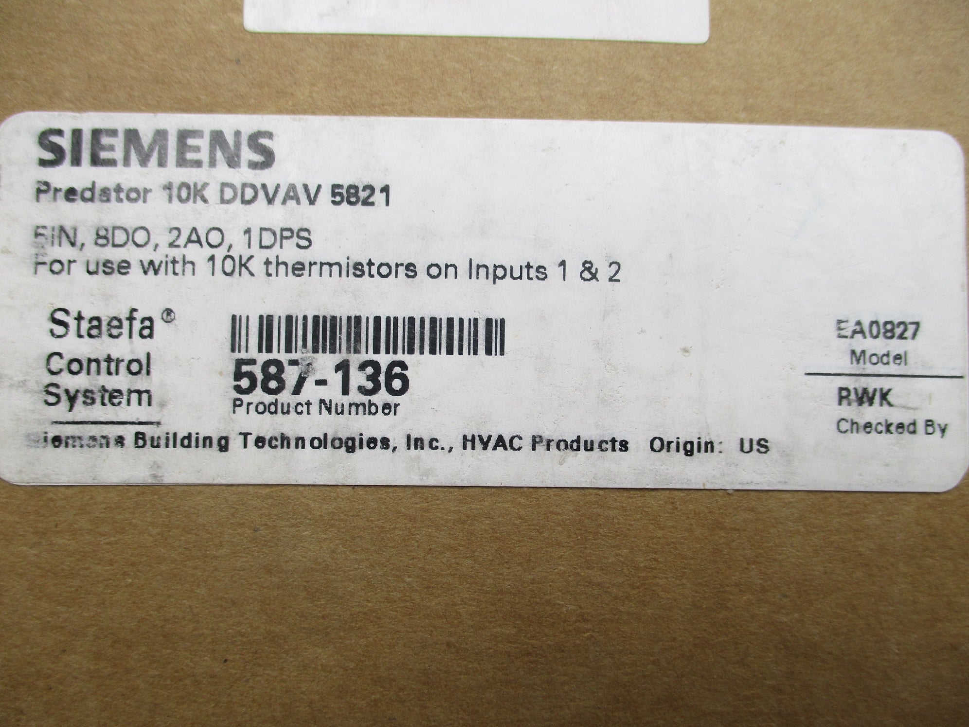 SIEMENS 587-136 NSMP