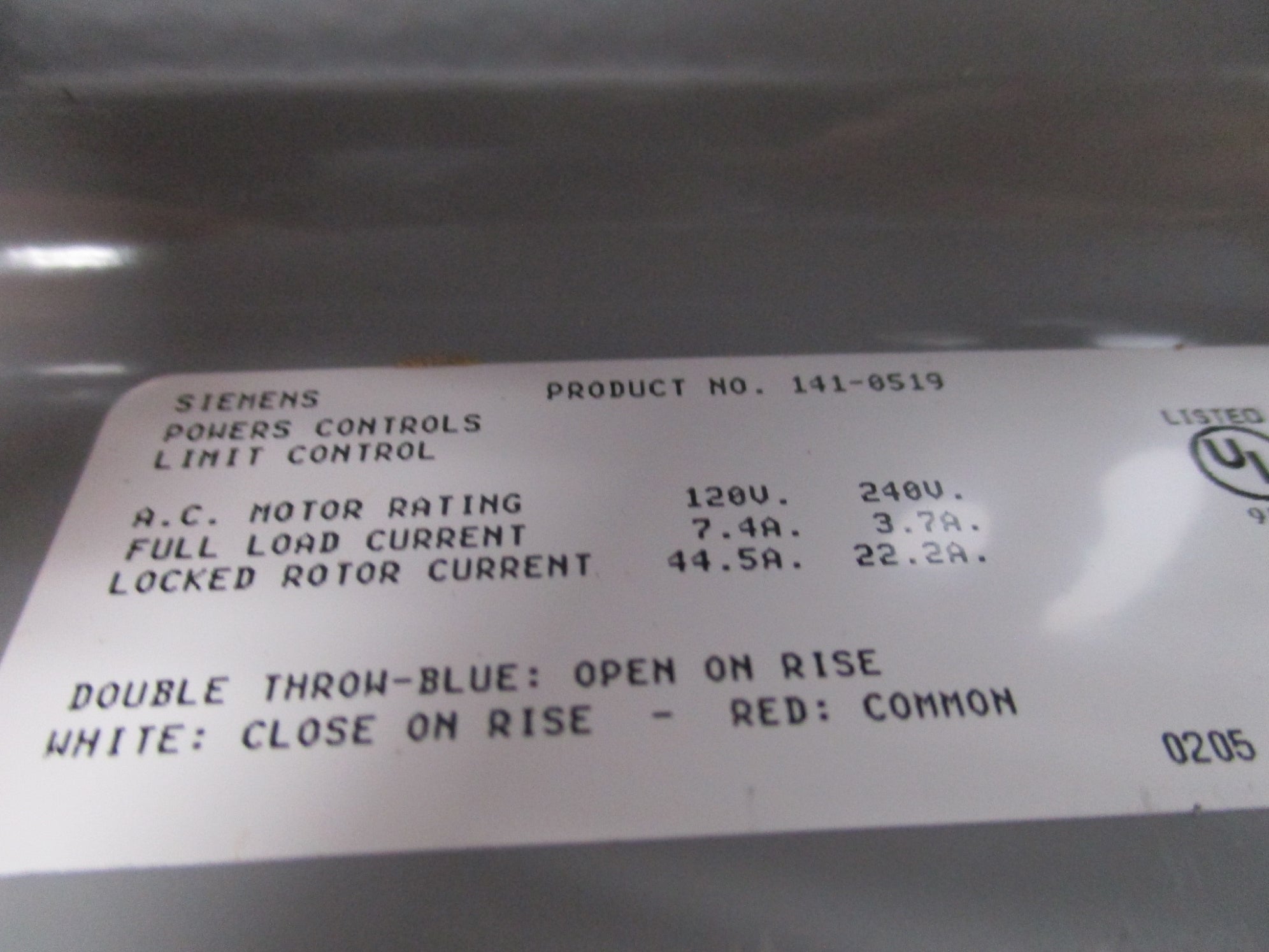 SIEMENS 141-0519 NSMP