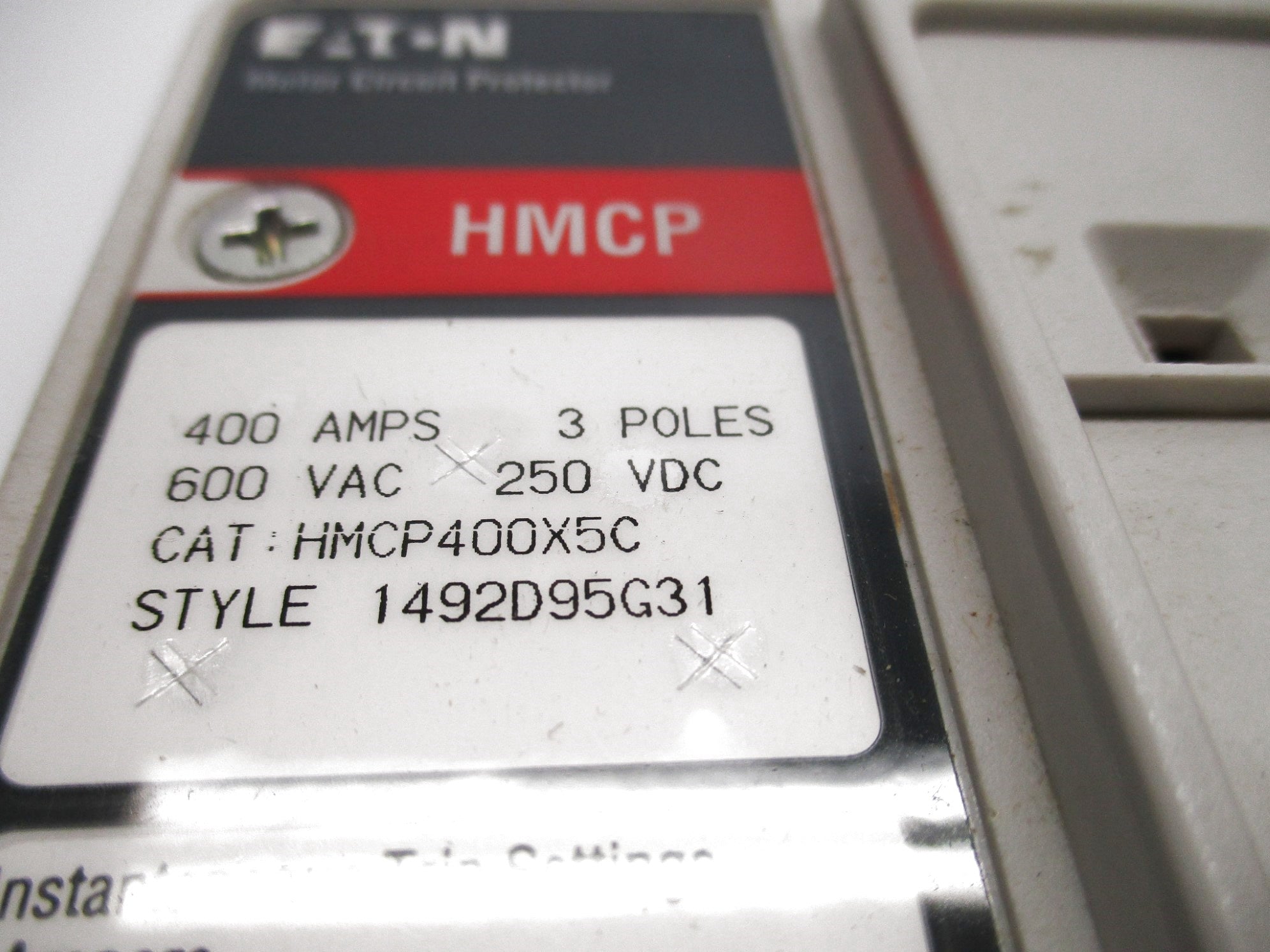 EATON HMCP400X5C SER. C 400A 600VAC NSMP