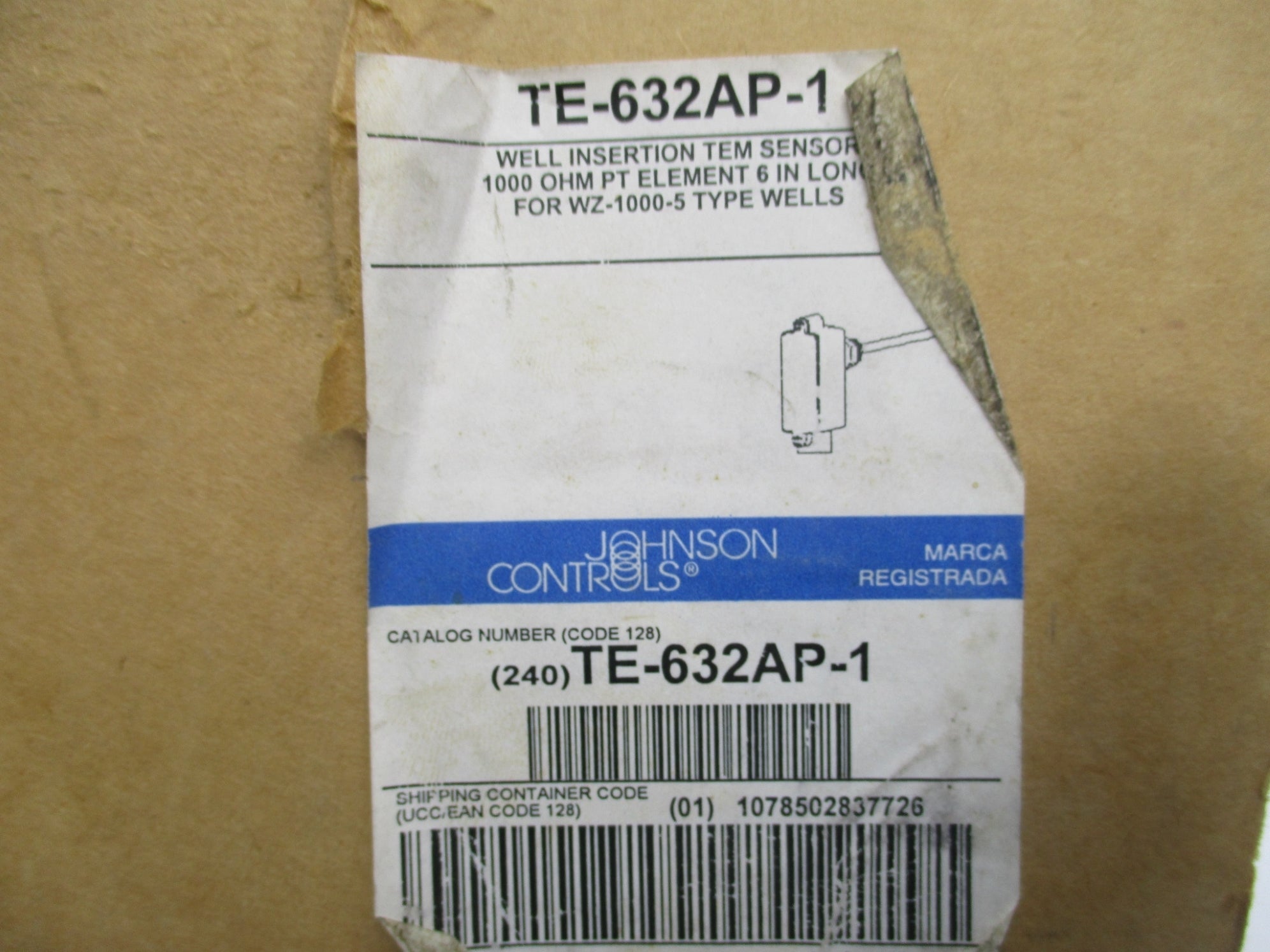 JOHNSON CONTROLS TE-632AP-1 NSMP