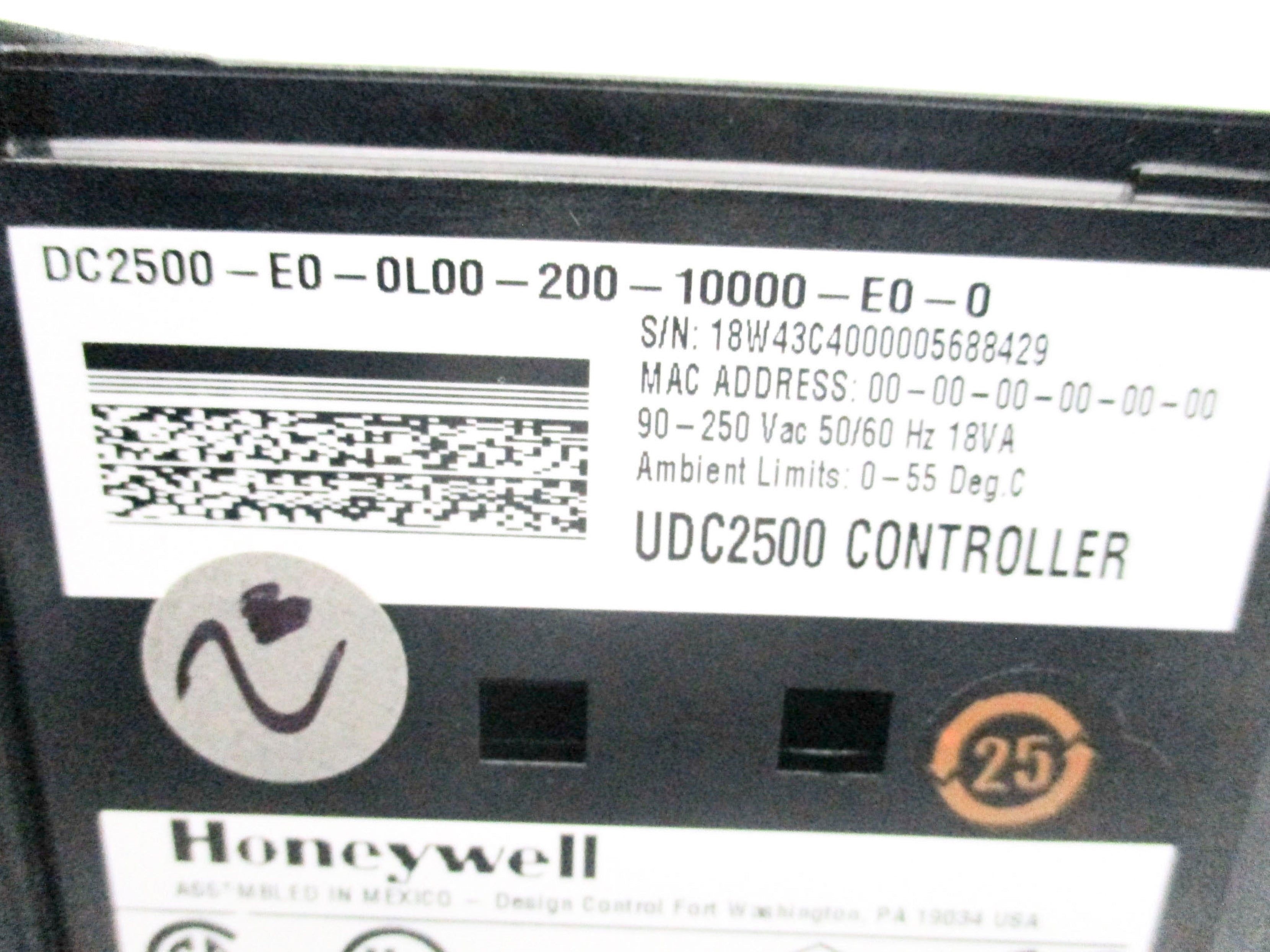 HONEYWELL DC2500-E0-0L00-200-10000-E0-0 NSMP