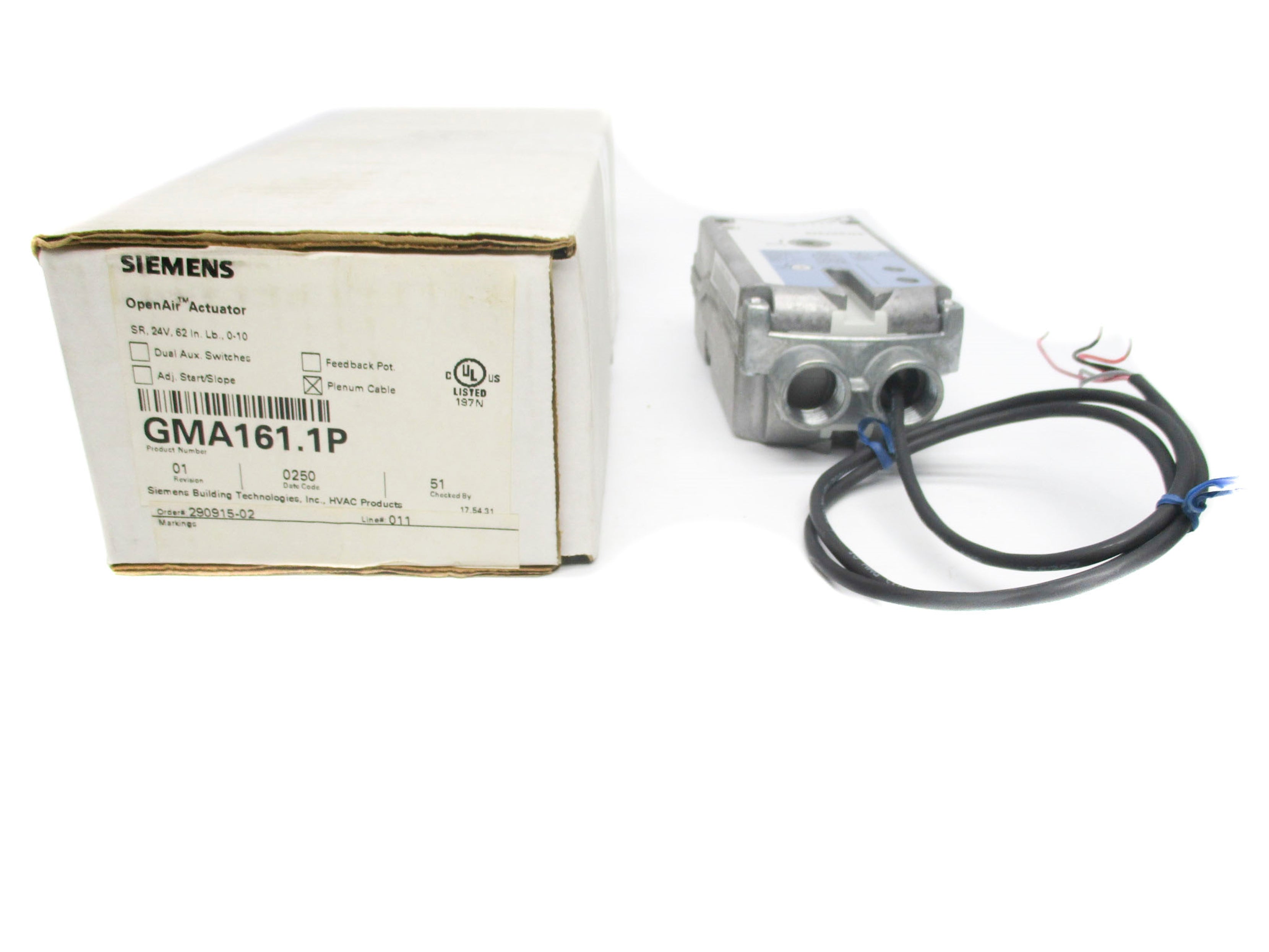 SIEMENS GMA161.1P NSMP