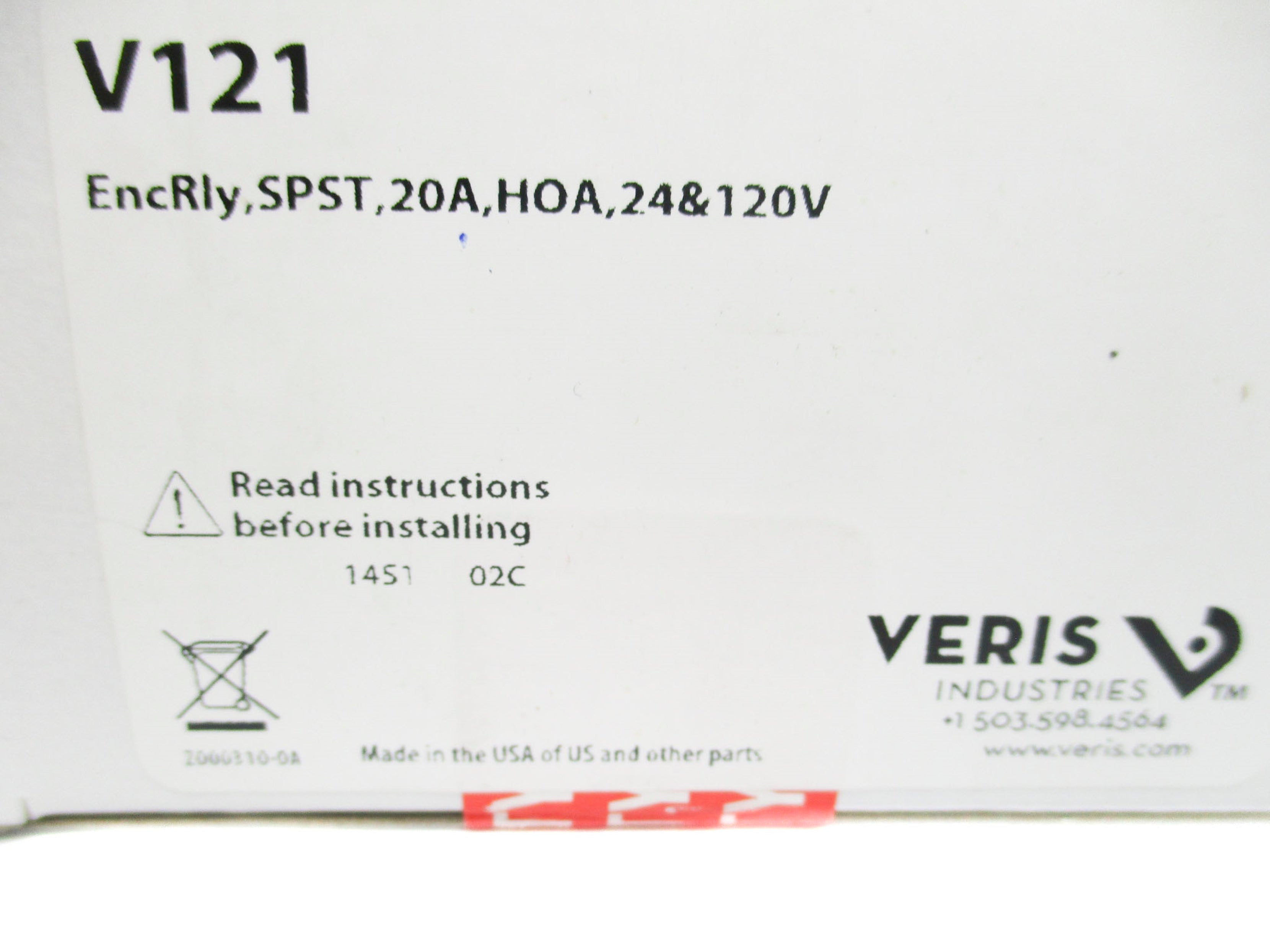 VERIS INDUSTRIES V121 NSMP