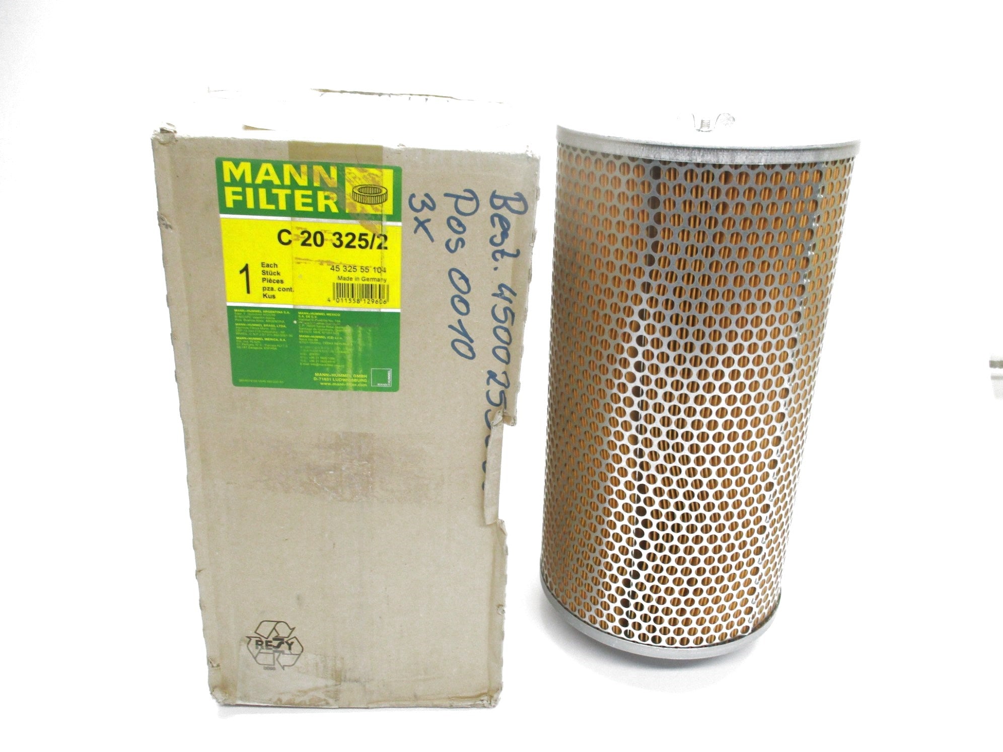MANN FILTER C20325/2 NSMP