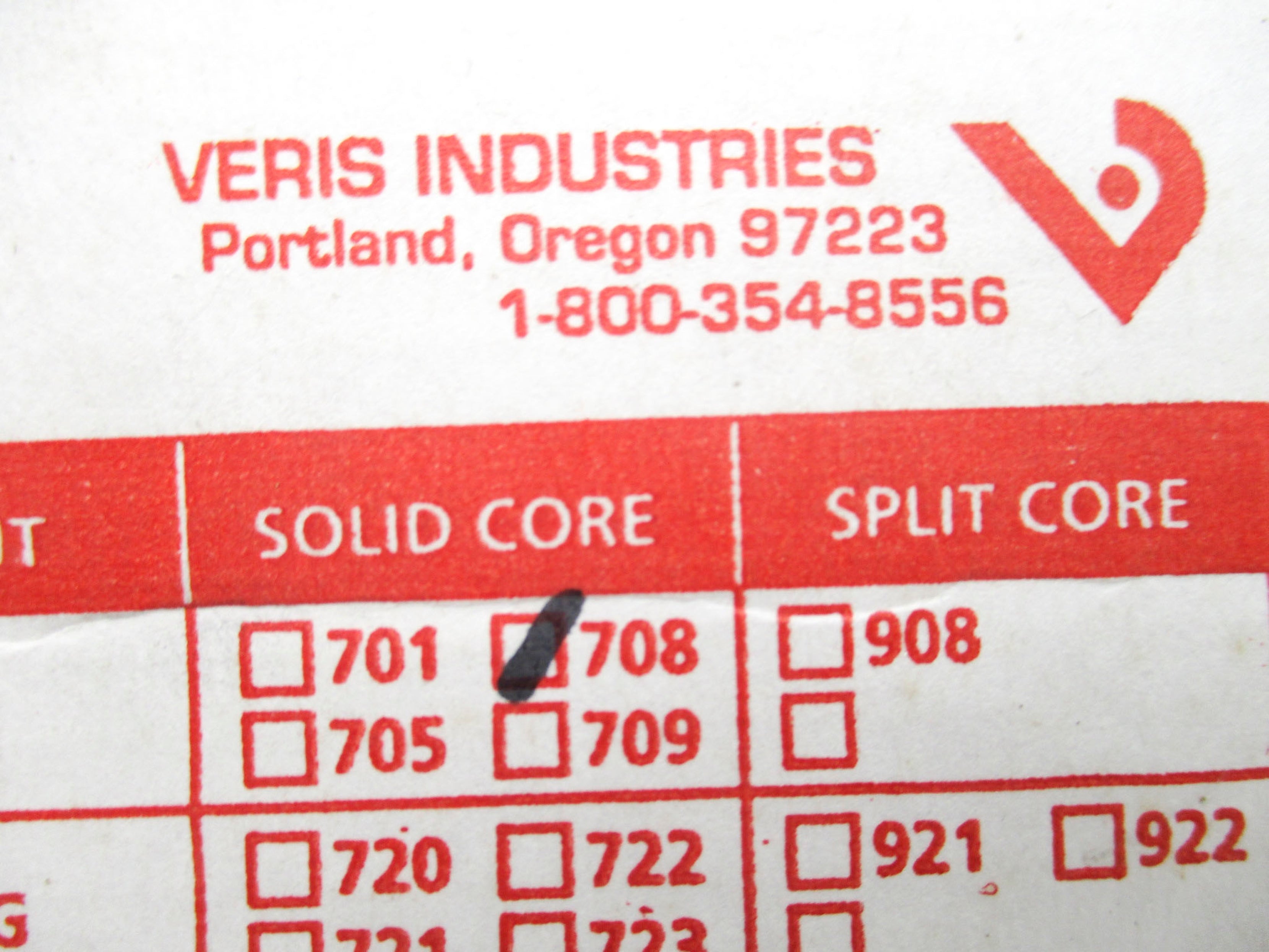 VERIS INDUSTRIES 708 NSMP