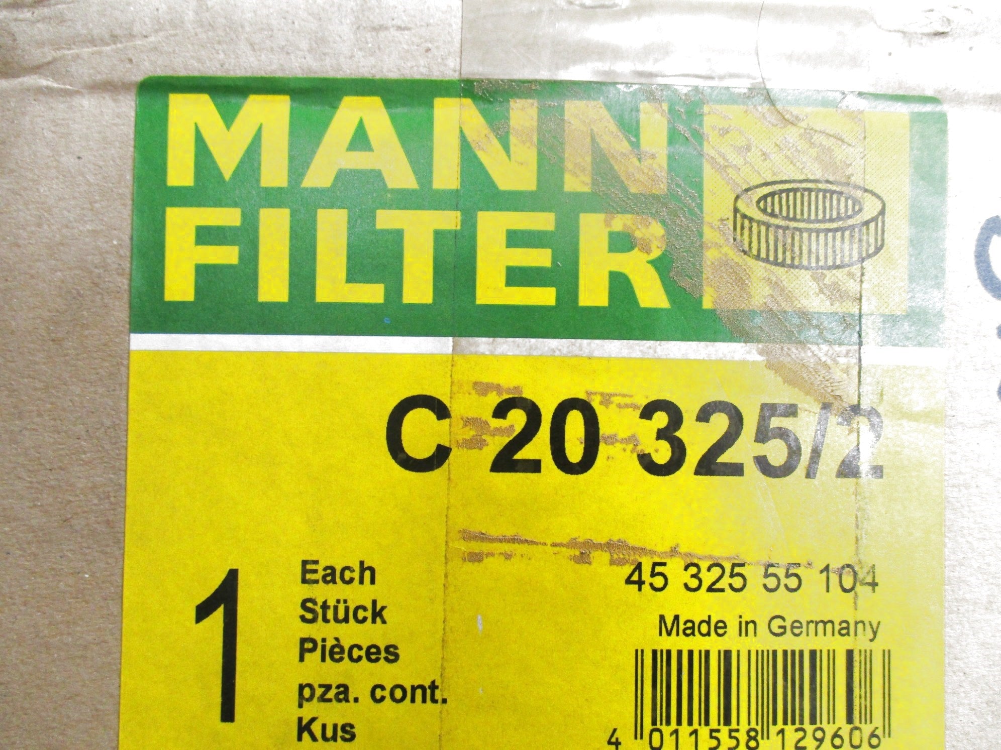 MANN FILTER C20325/2 NSMP