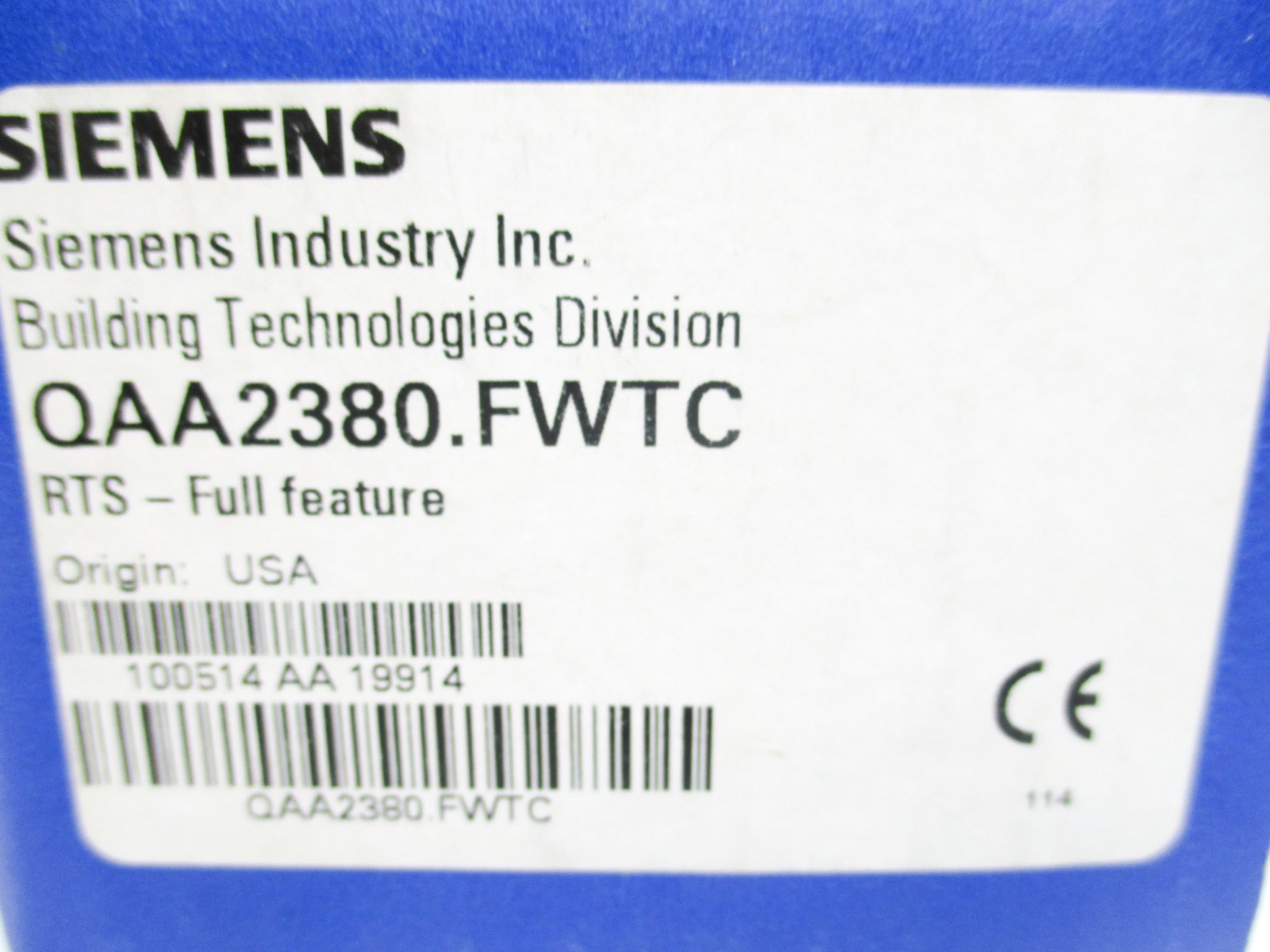 SIEMENS QAA2380.FWTC NSMP