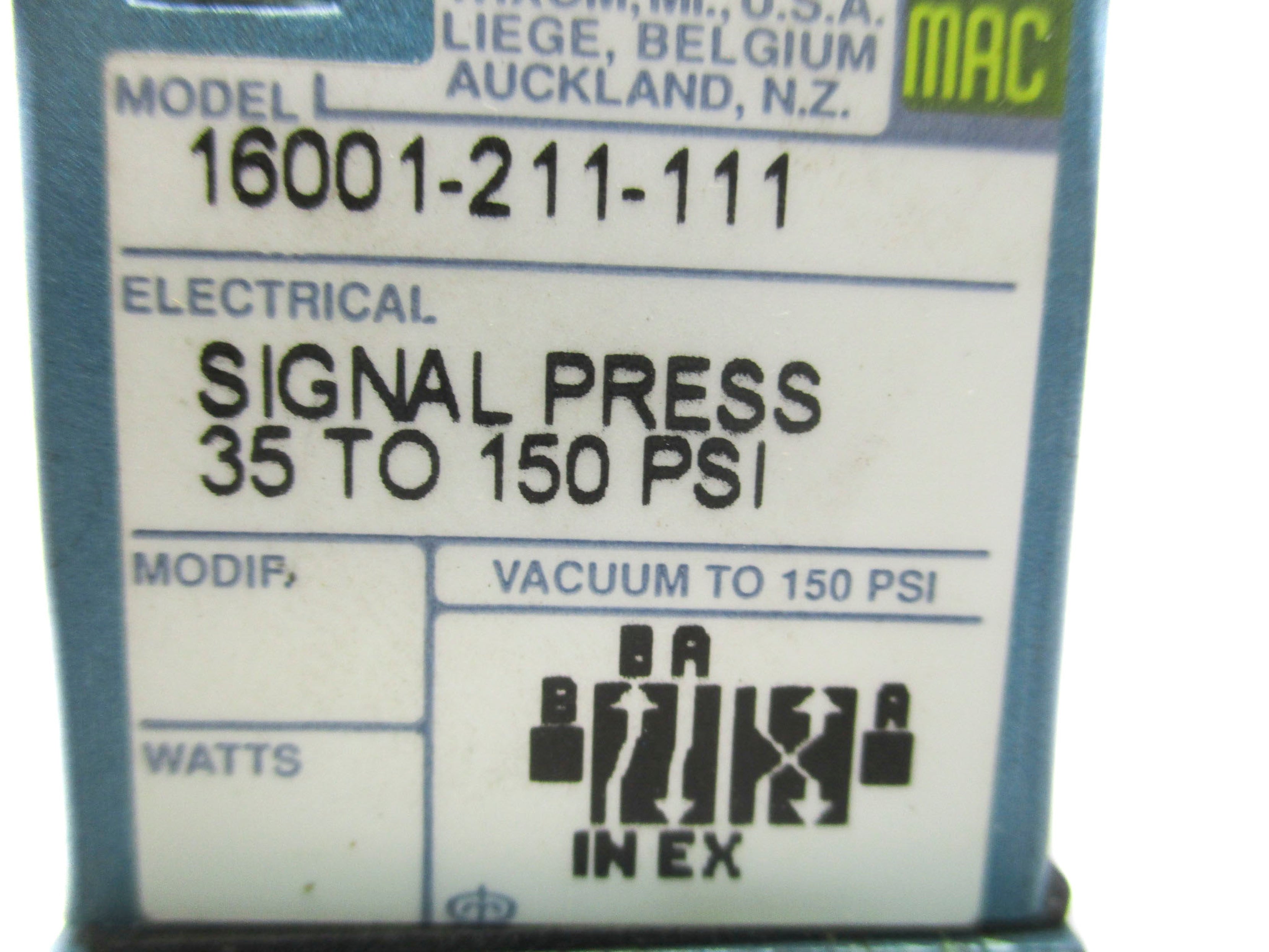 MAC 16001-211-111 NSMP