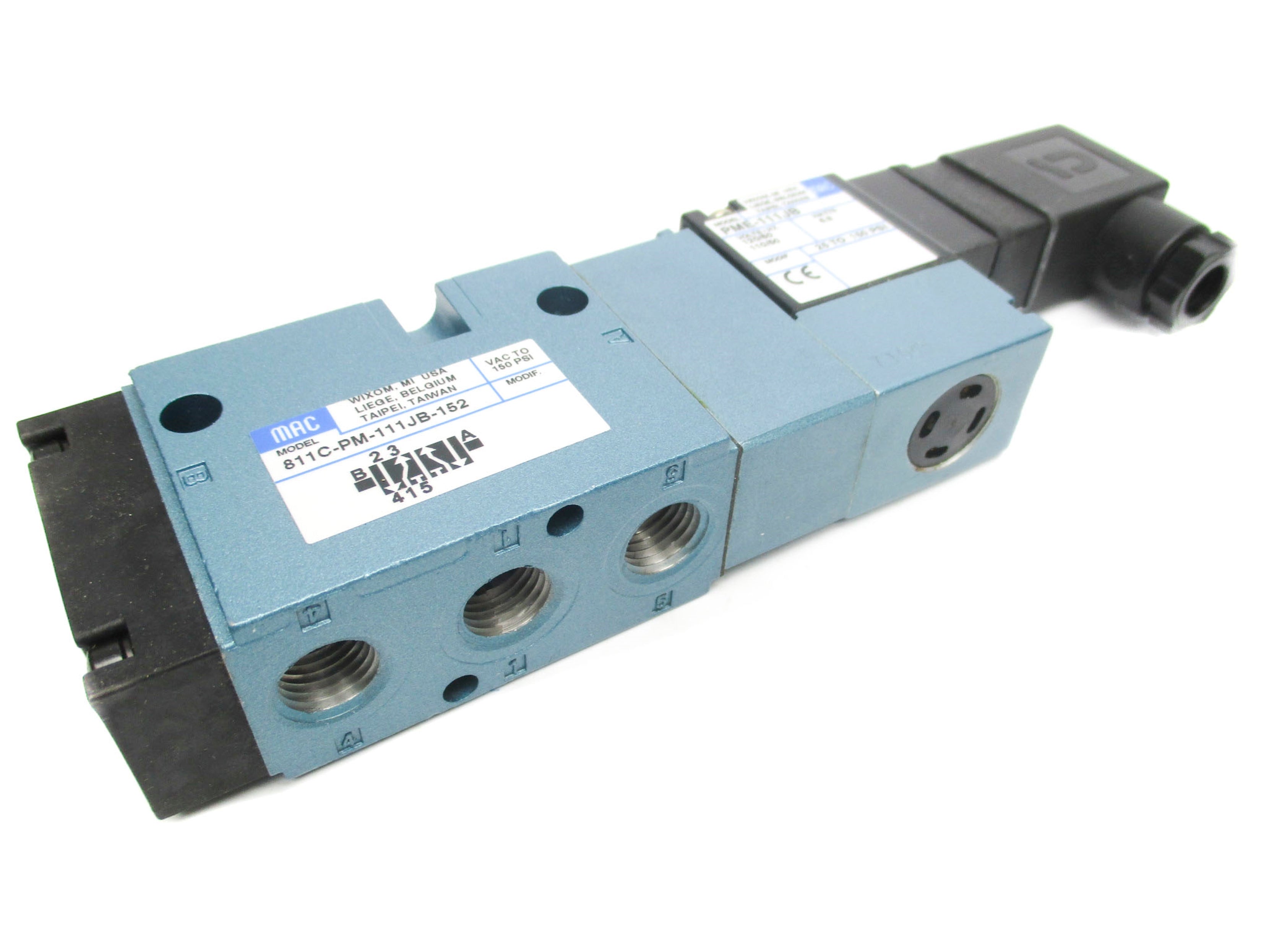 MAC 811C-PM-111JB-152 25-150PSI 110V/50HZ-120V/60HZ NSMP