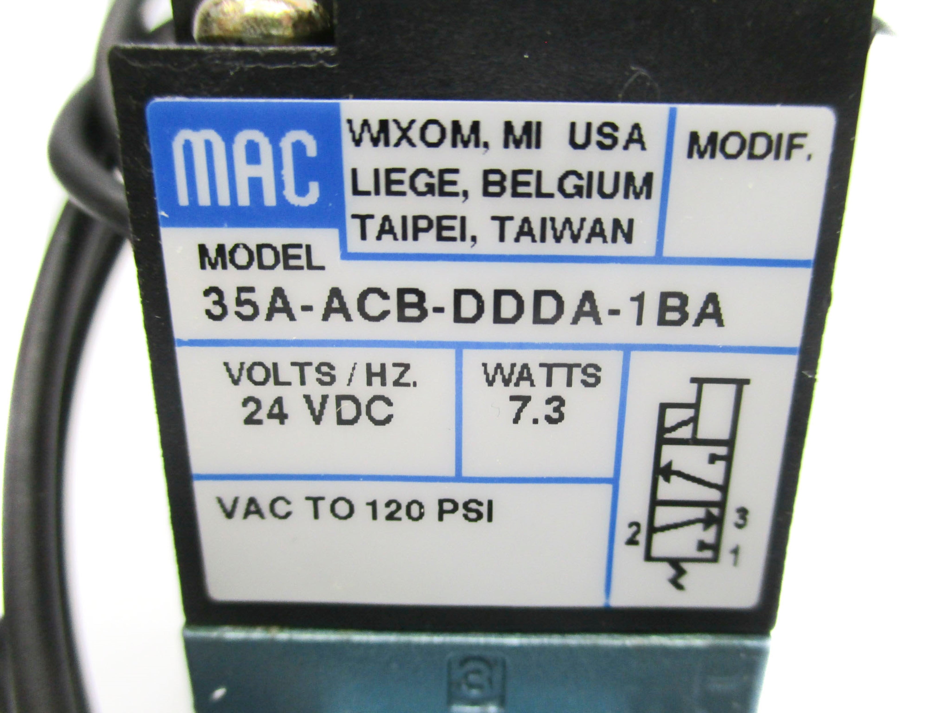 MAC 35A-ACB-DDDA-1BA 24VDC 120PSI NSMP