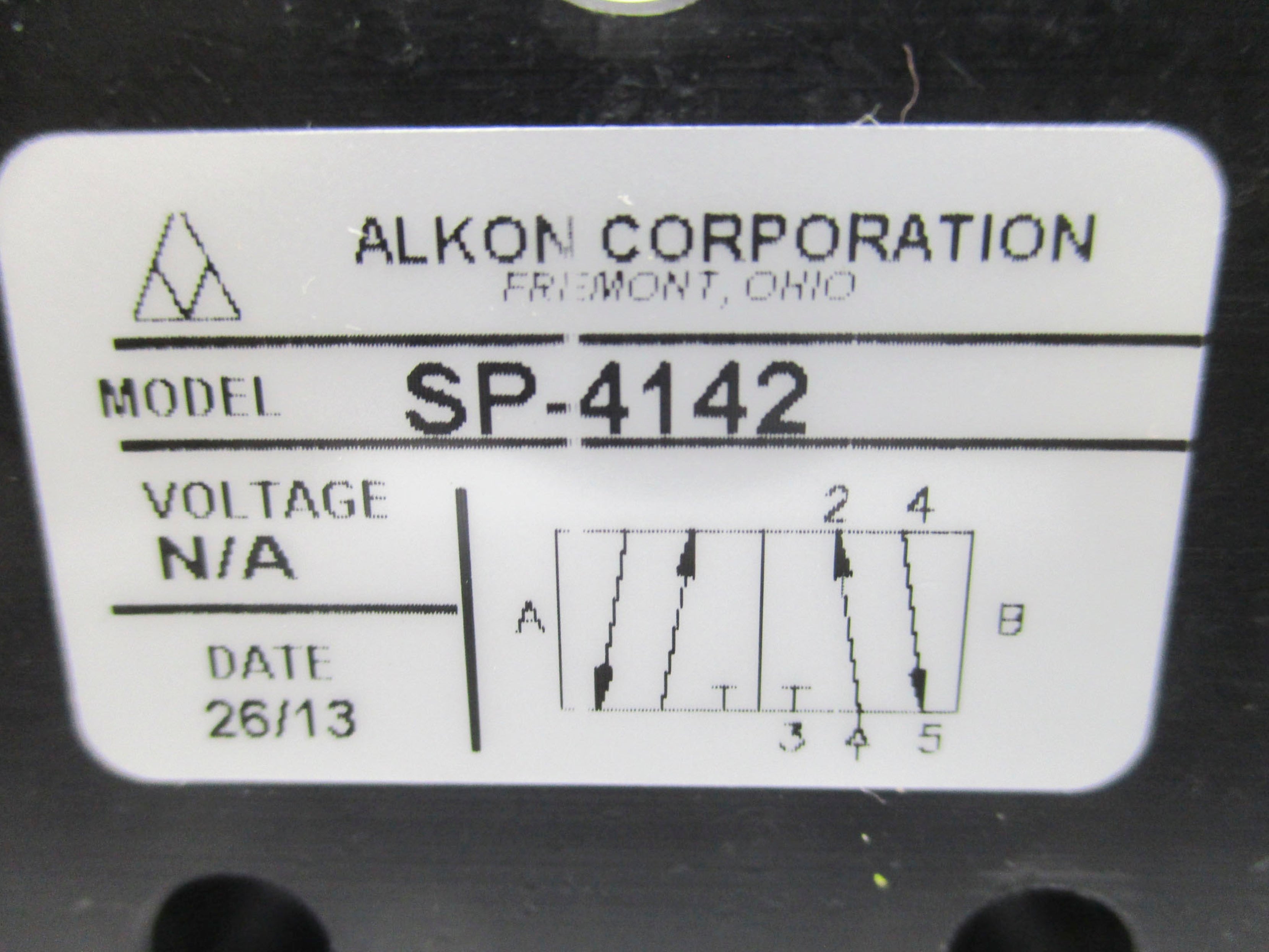ALKON CORPORATION SP-4142 UNMP