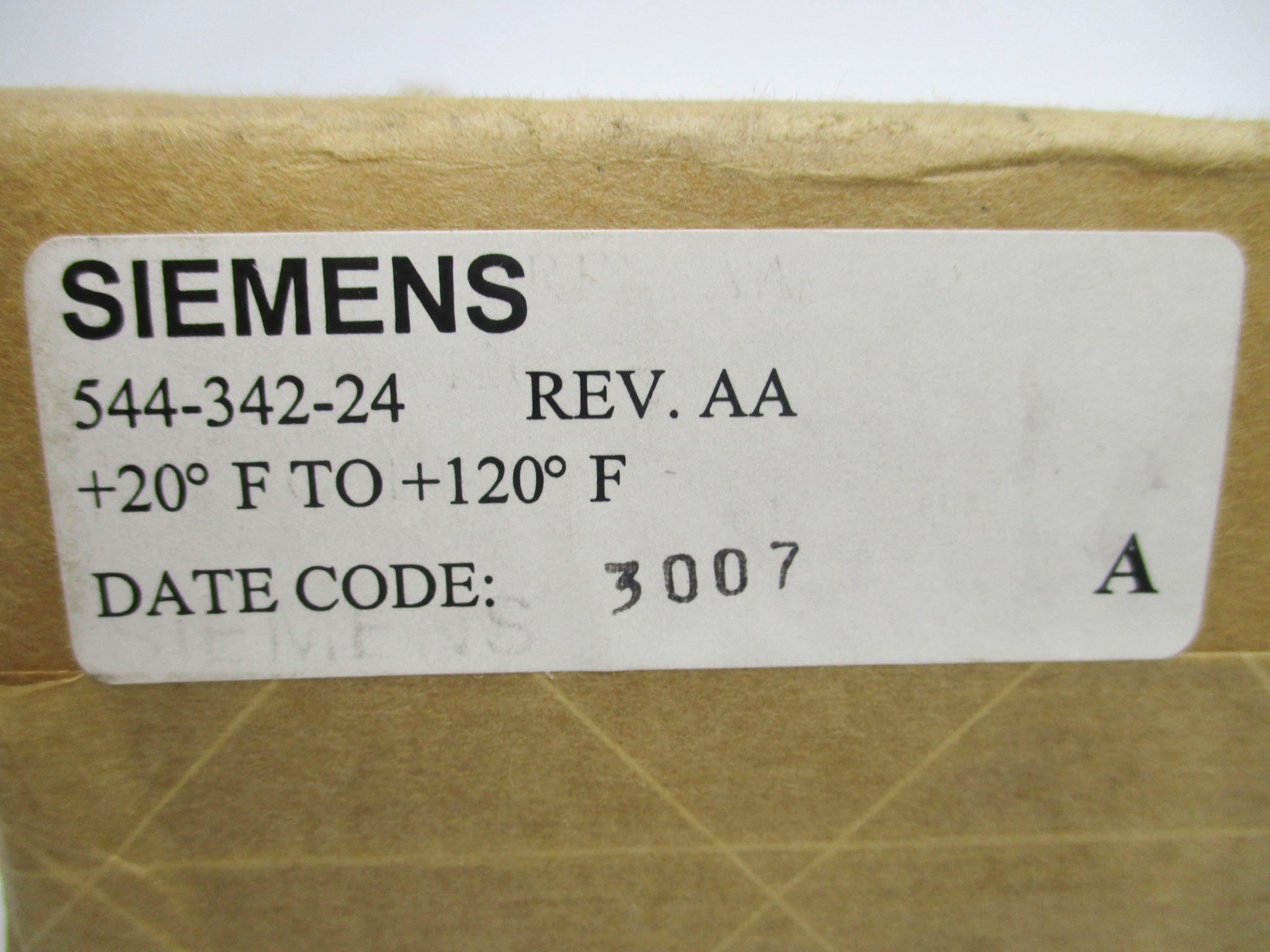 SIEMENS 544-342-24 (AS PICTURED) NSFS